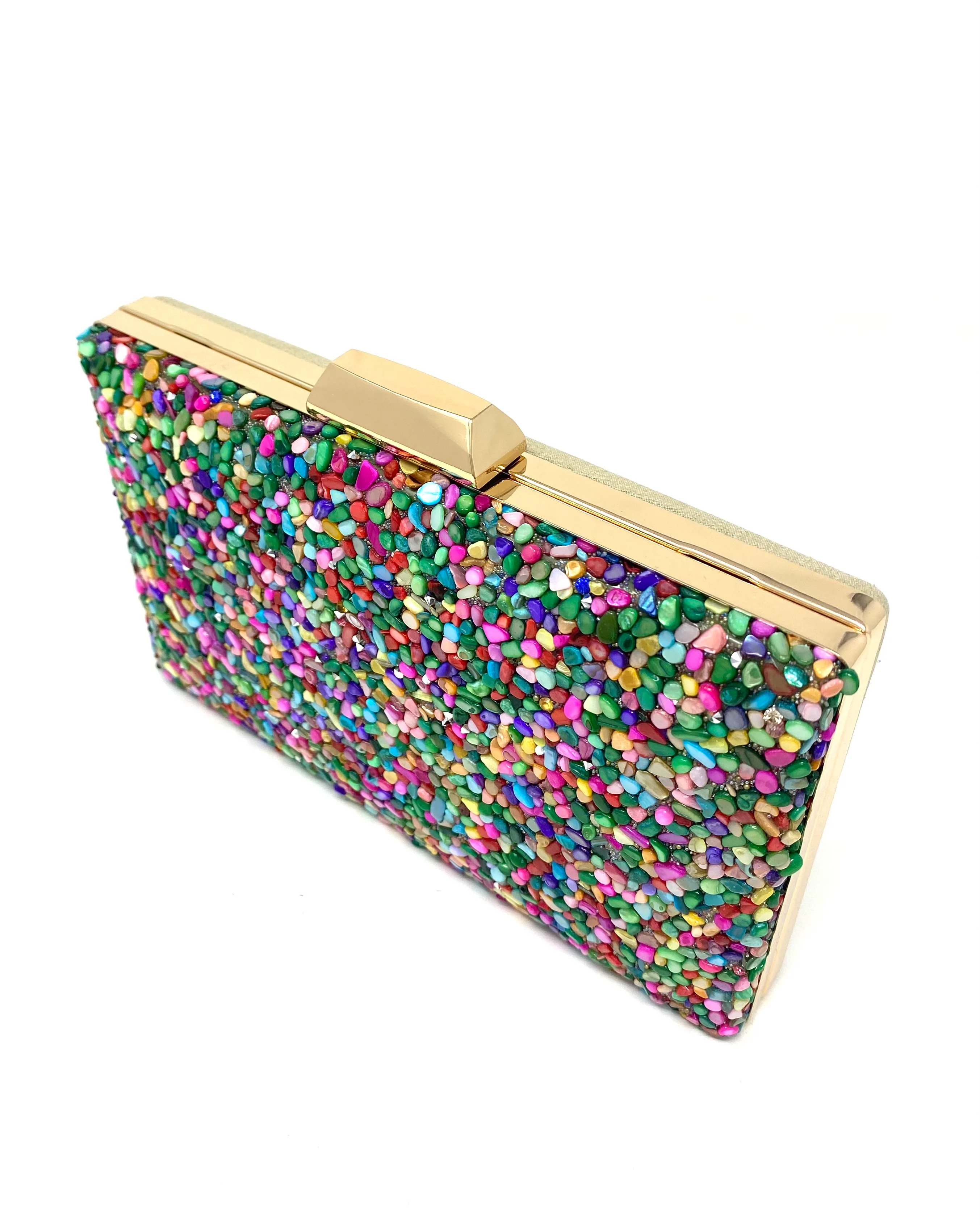 Bolso pedrería multicolor - Image 3