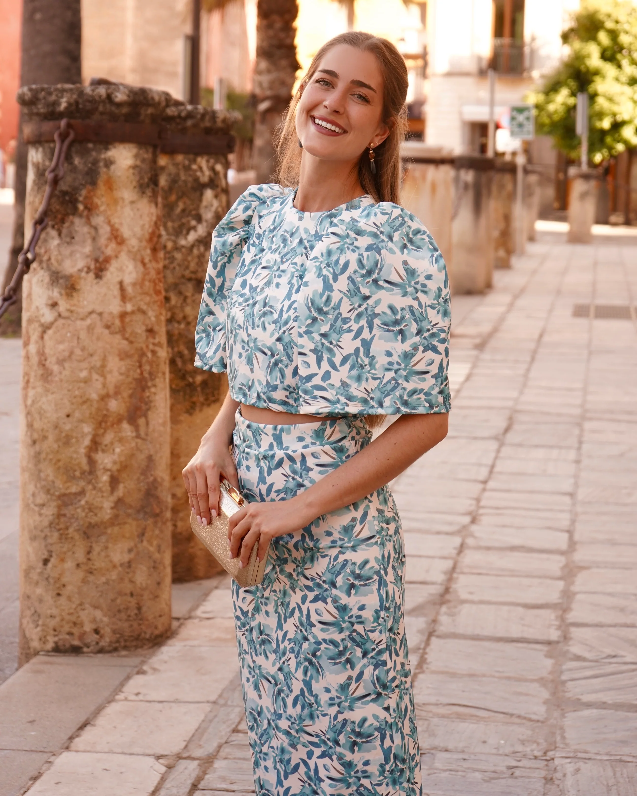 Conjunto Dalia Turquesa