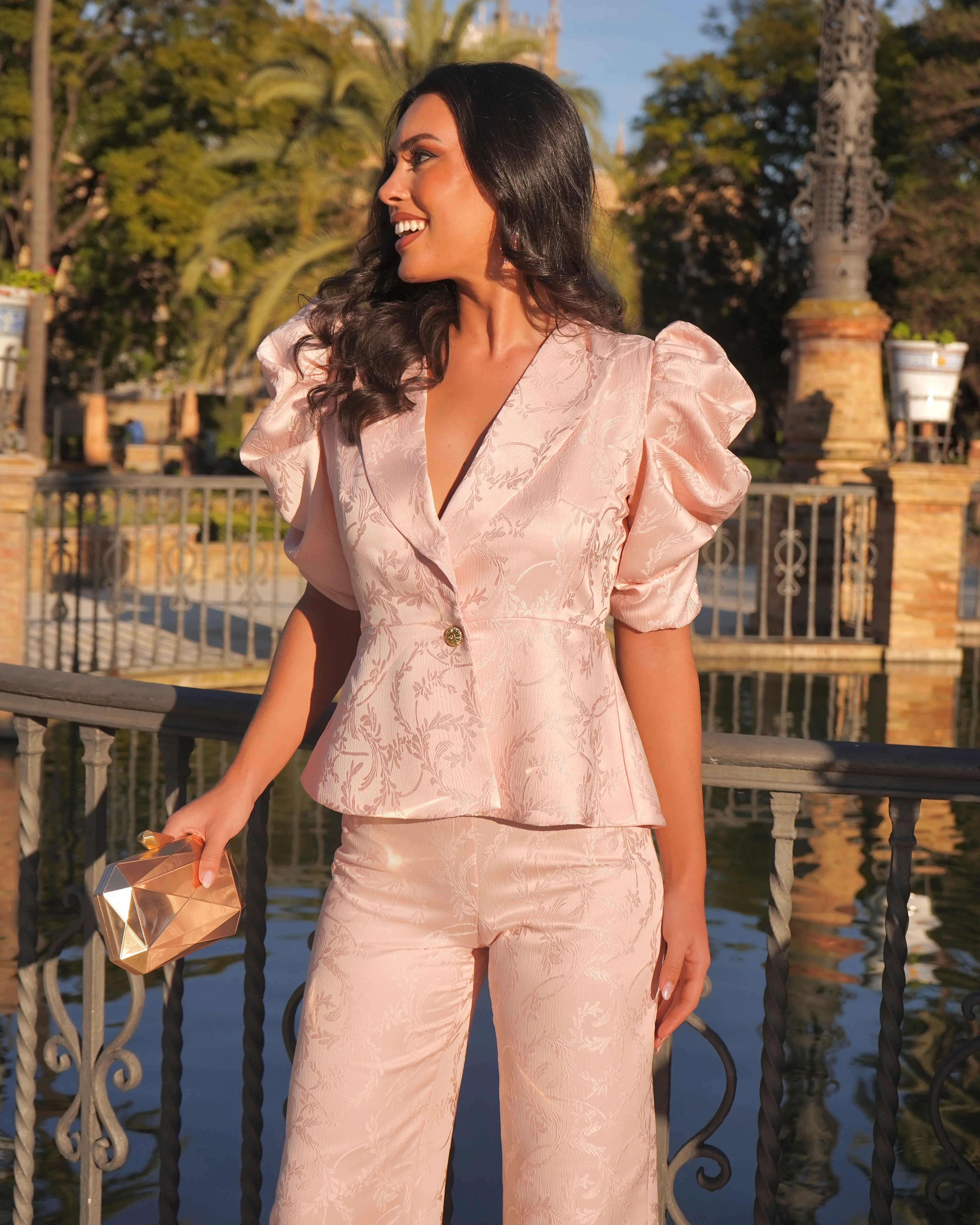 Conjunto Valentina Rosa Empolvado