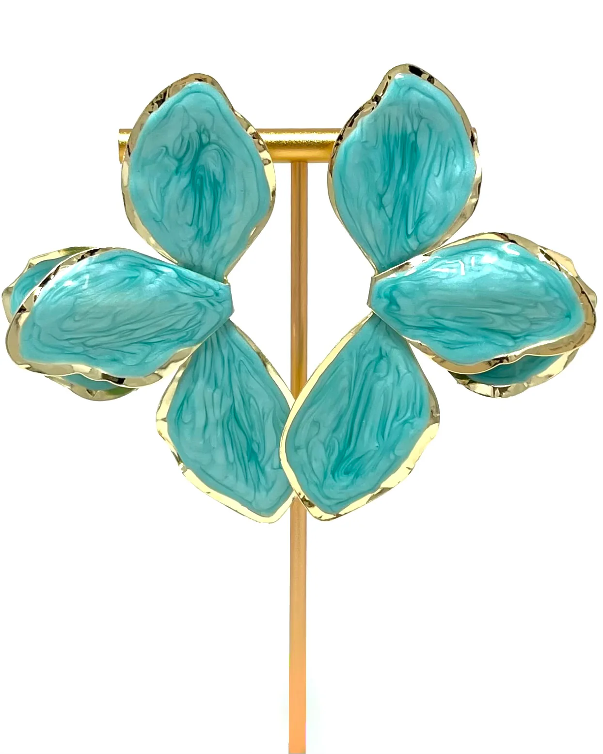 Pendientes Aguamarina