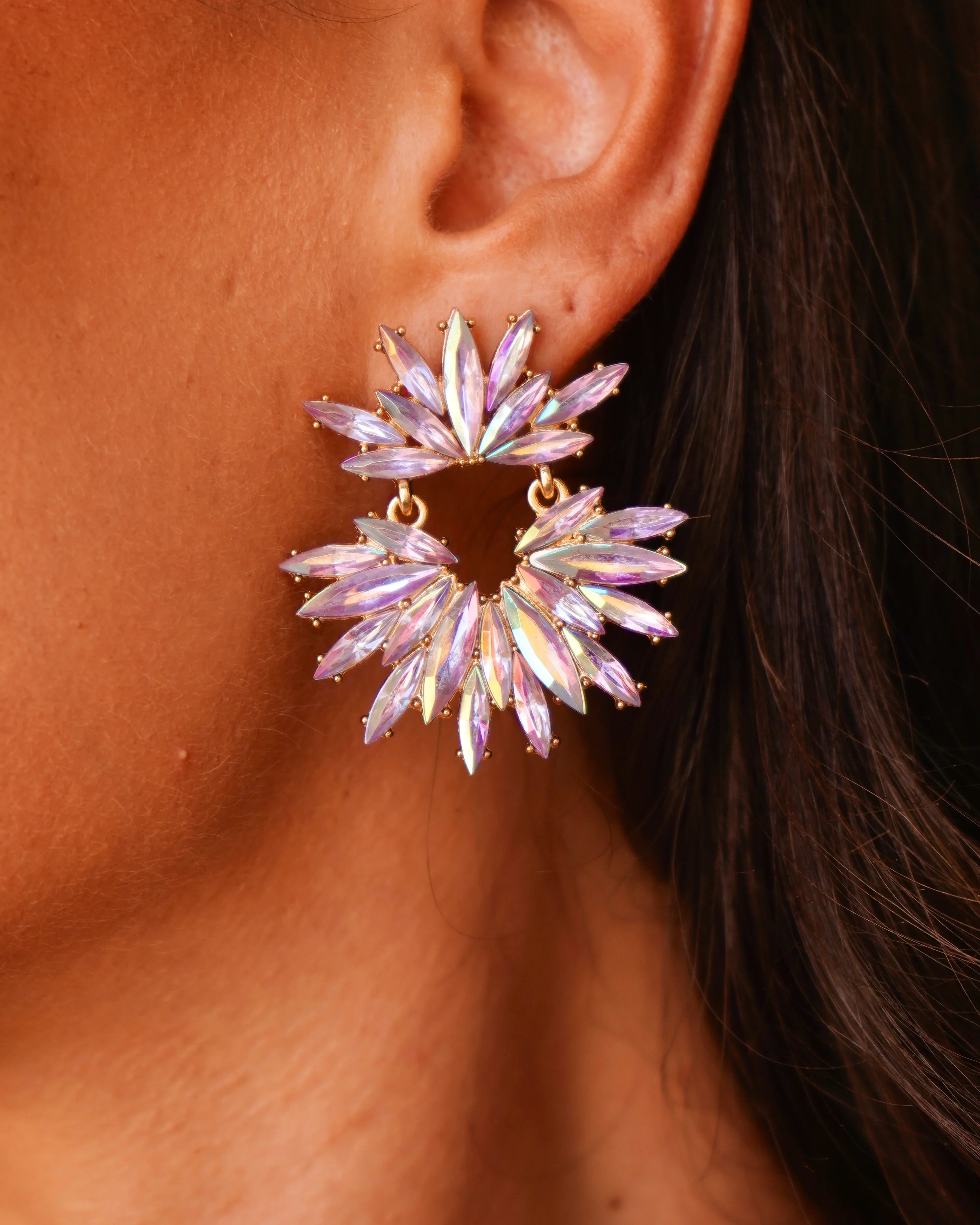 Pendientes Ares Malva - Image 2