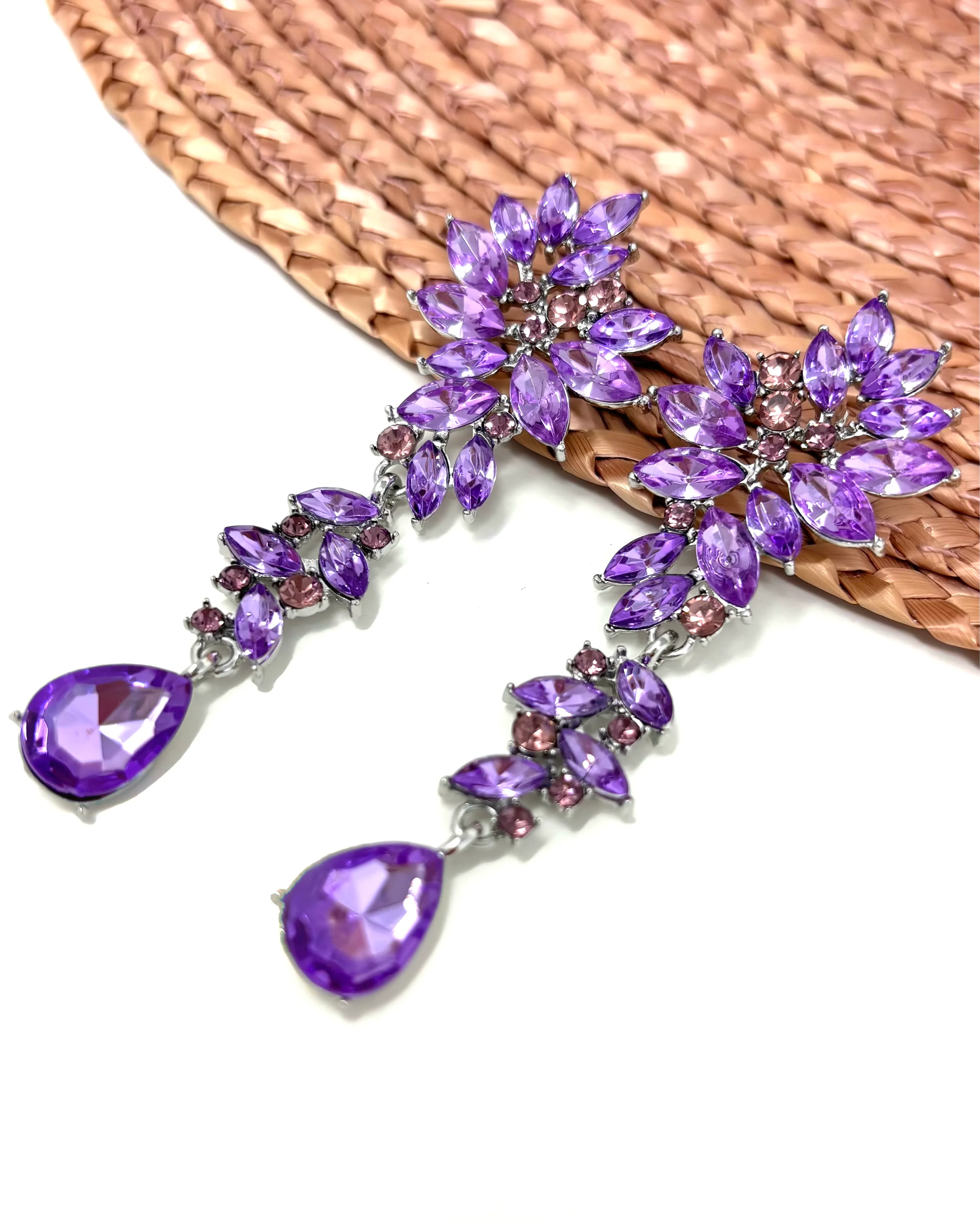 Pendientes Audrey morado - Image 2