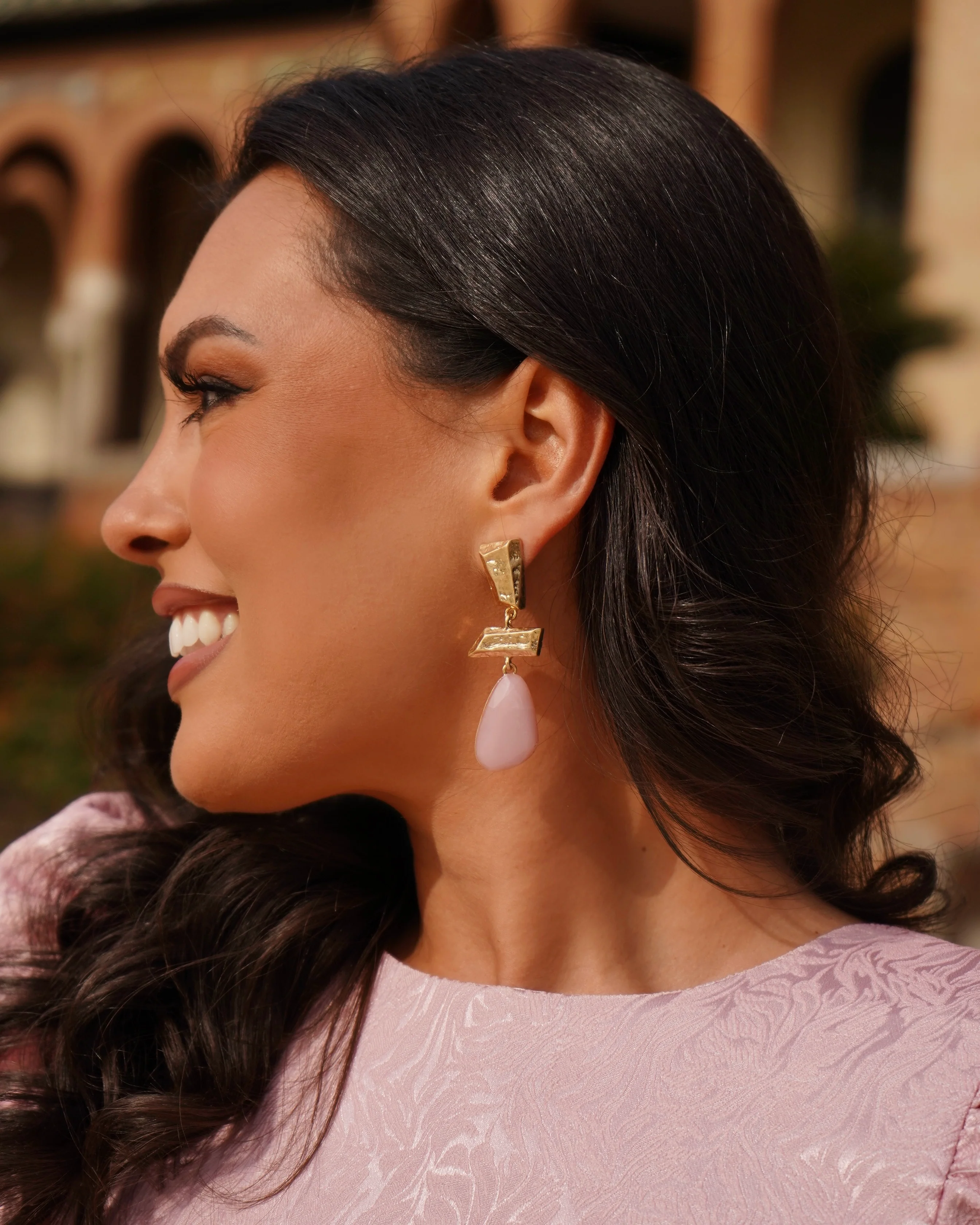 Pendientes Charlotte rosas - Image 2