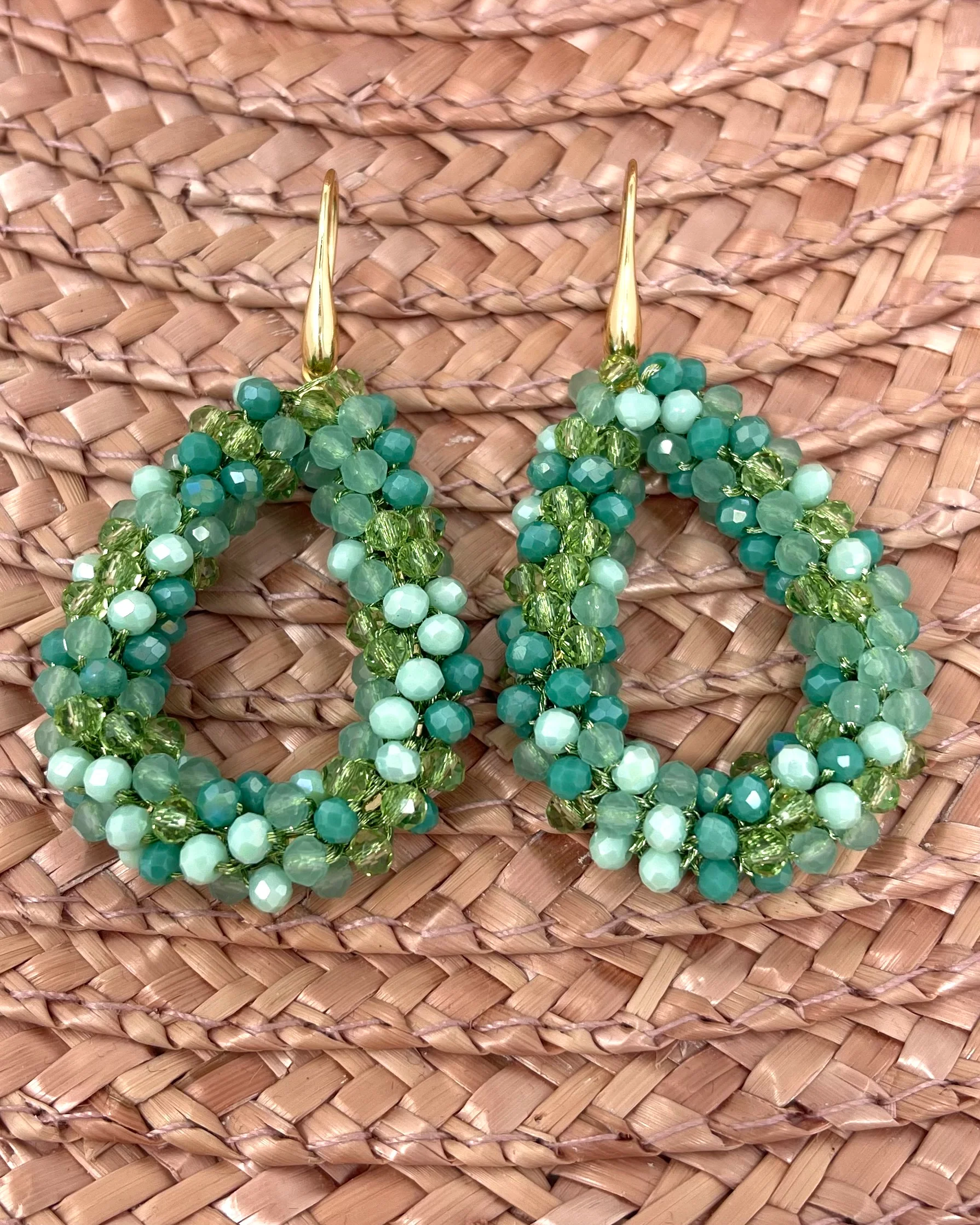 Pendientes Fiona verde