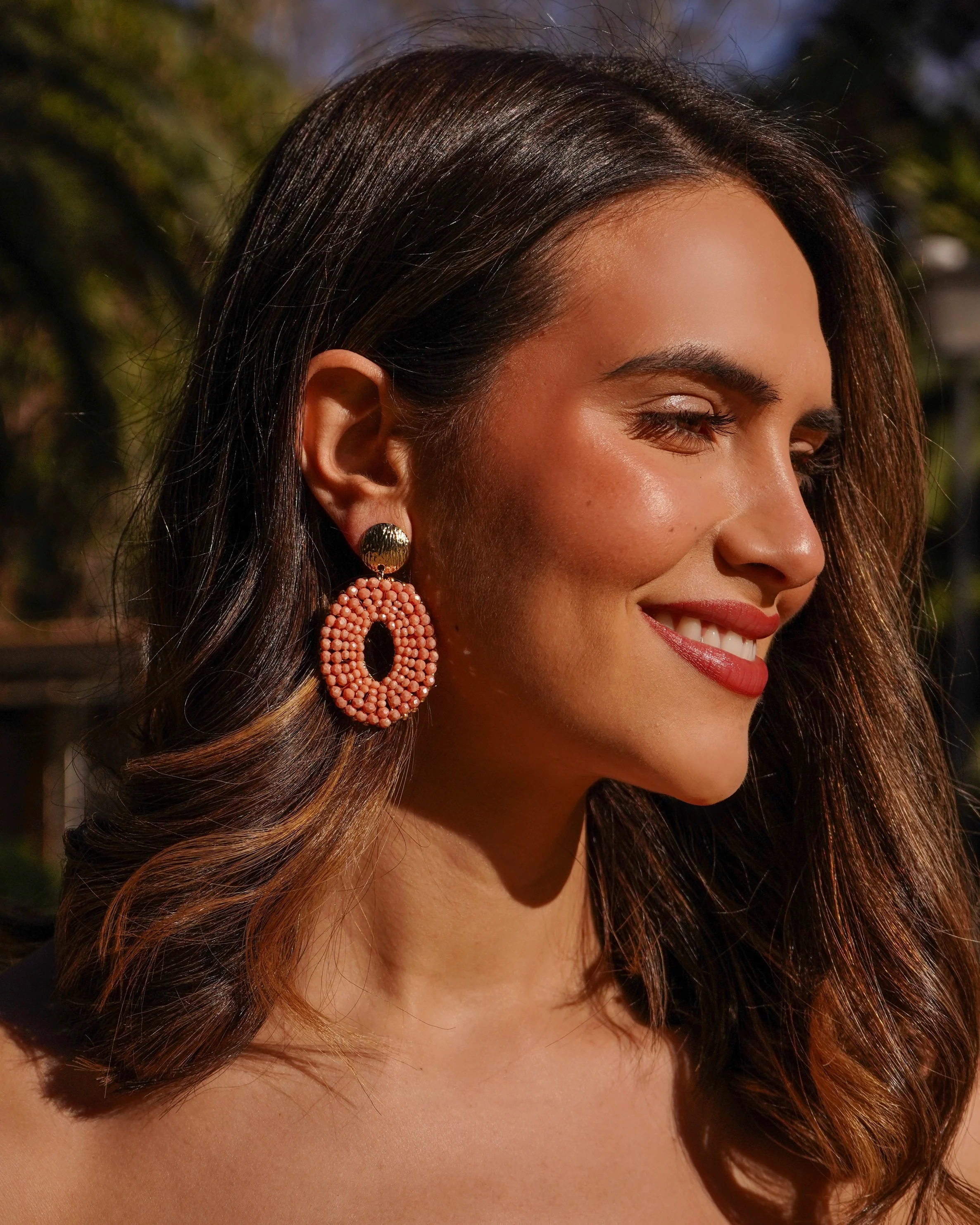 Pendientes Gala coral - Image 3