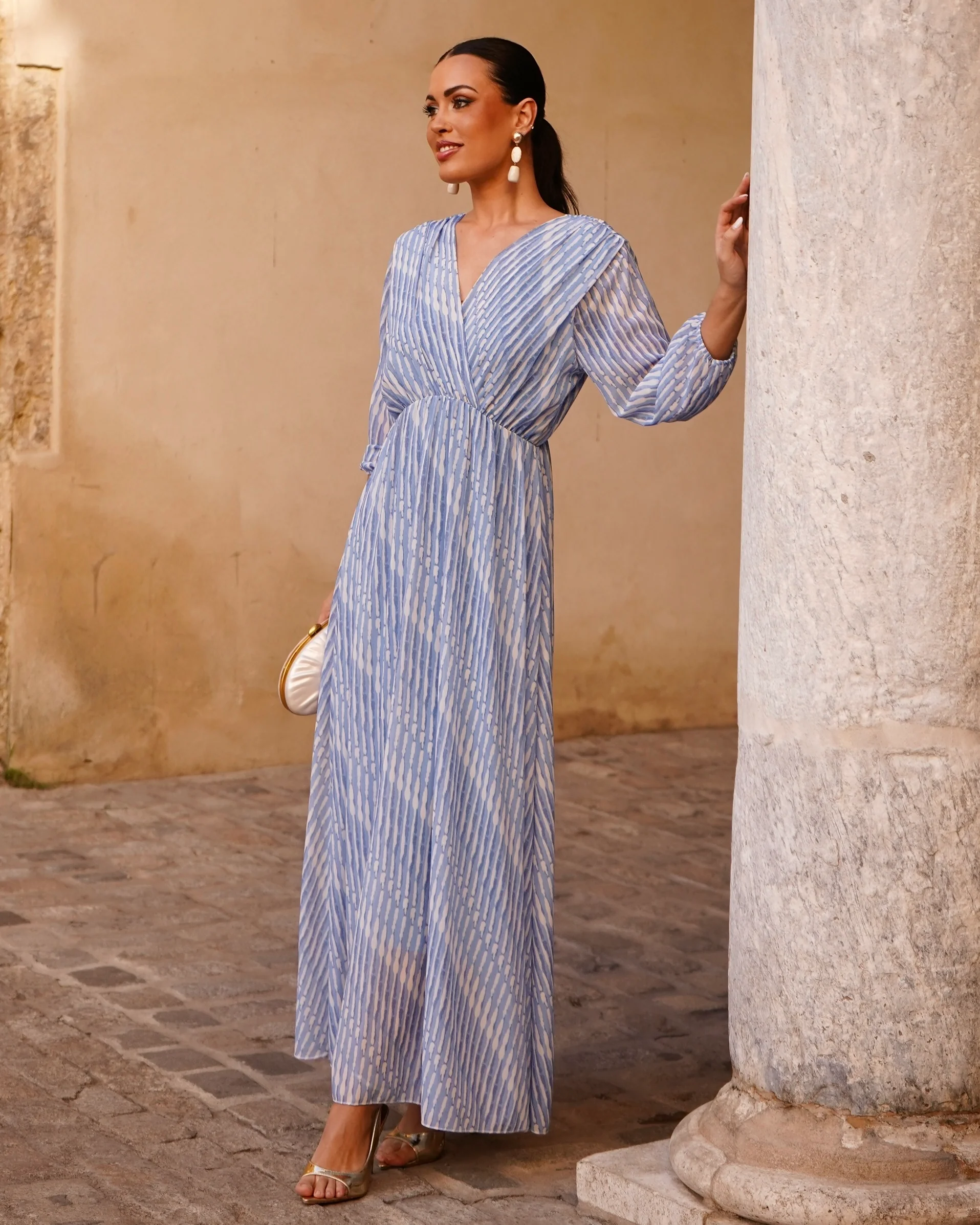 Vestido Belén Azul
