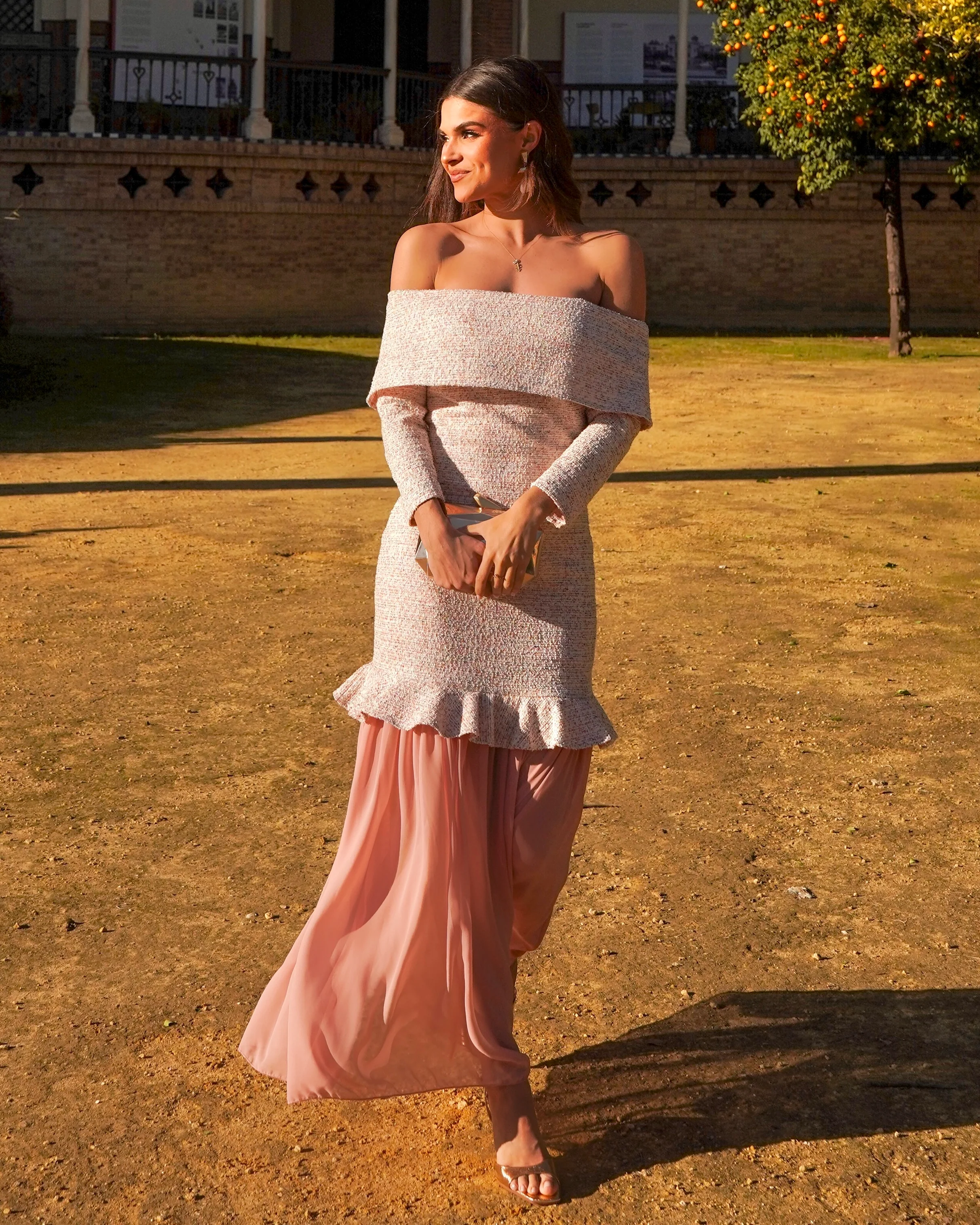Vestido Rosalinda rosa