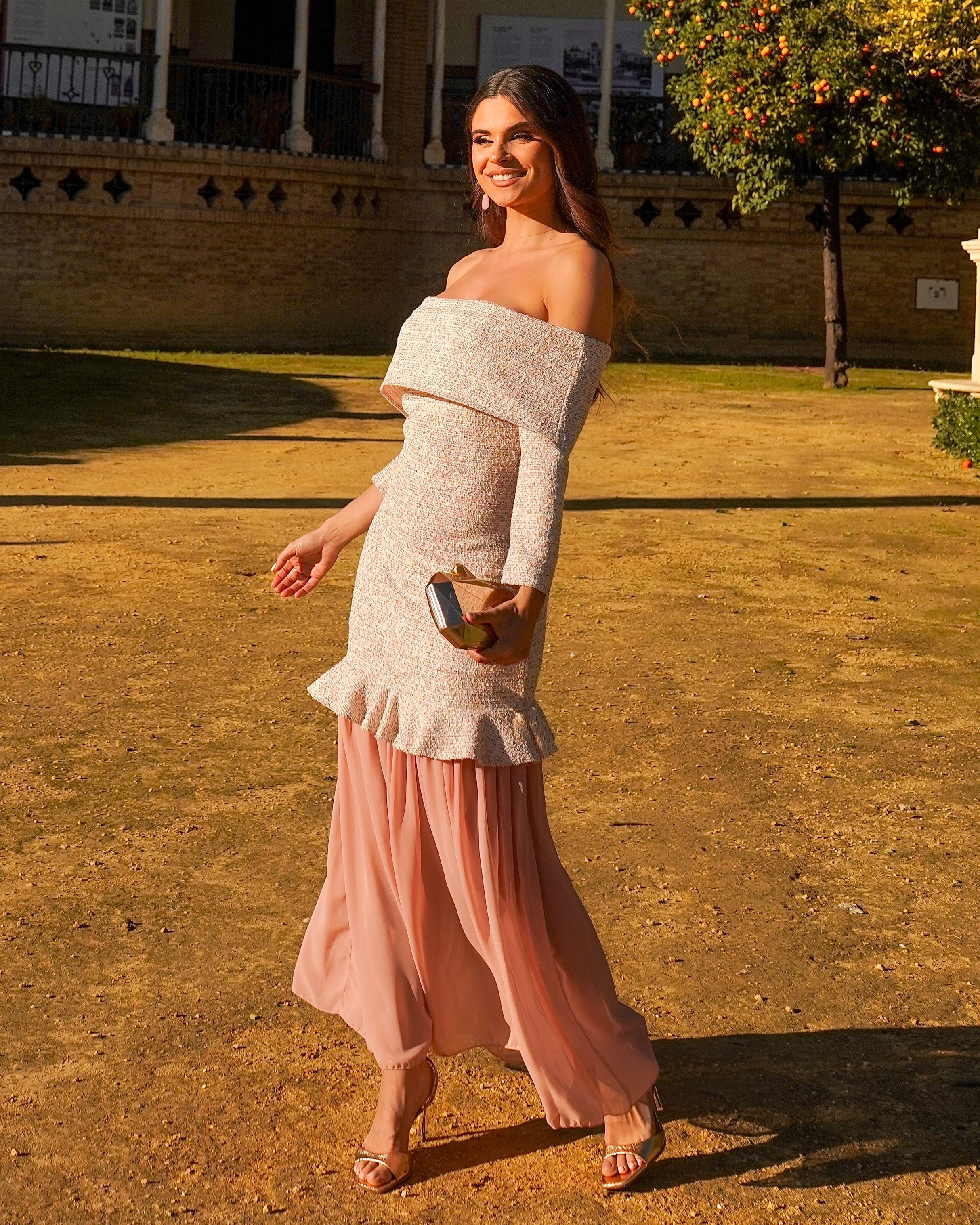 Vestido Rosalinda rosa - Image 4