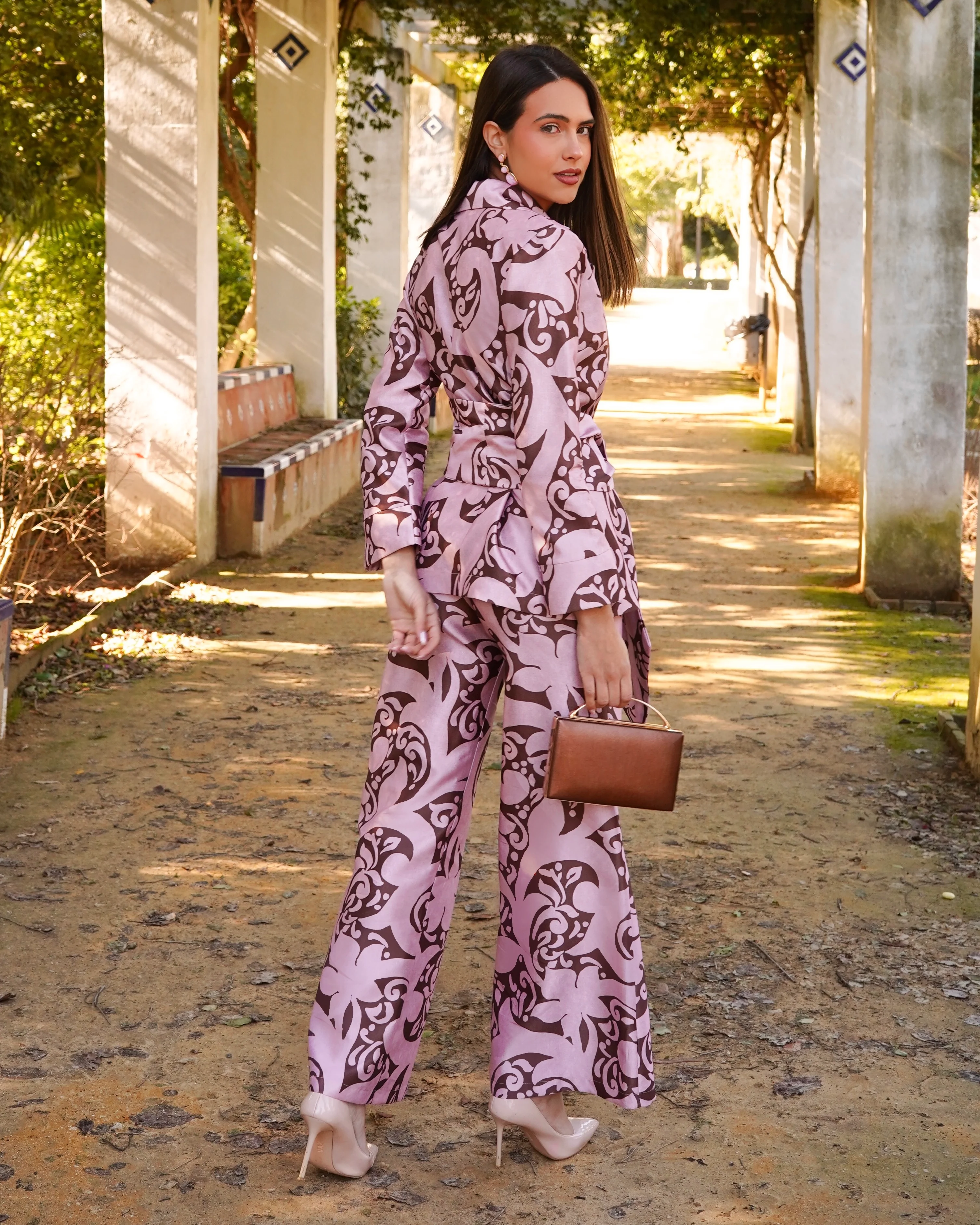 Traje Sevilla rosa/chocolate - Image 3