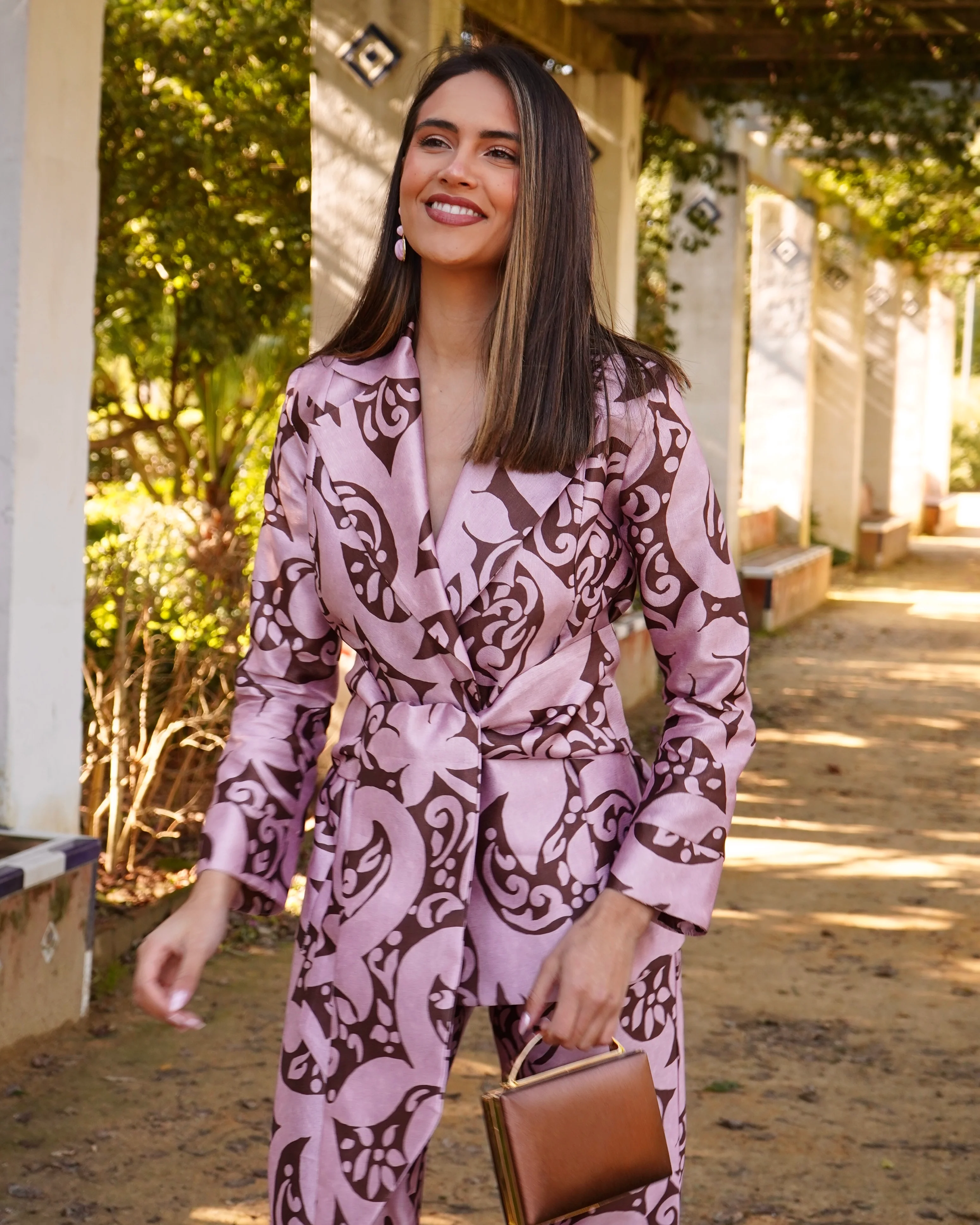 Traje Sevilla rosa/chocolate - Image 5