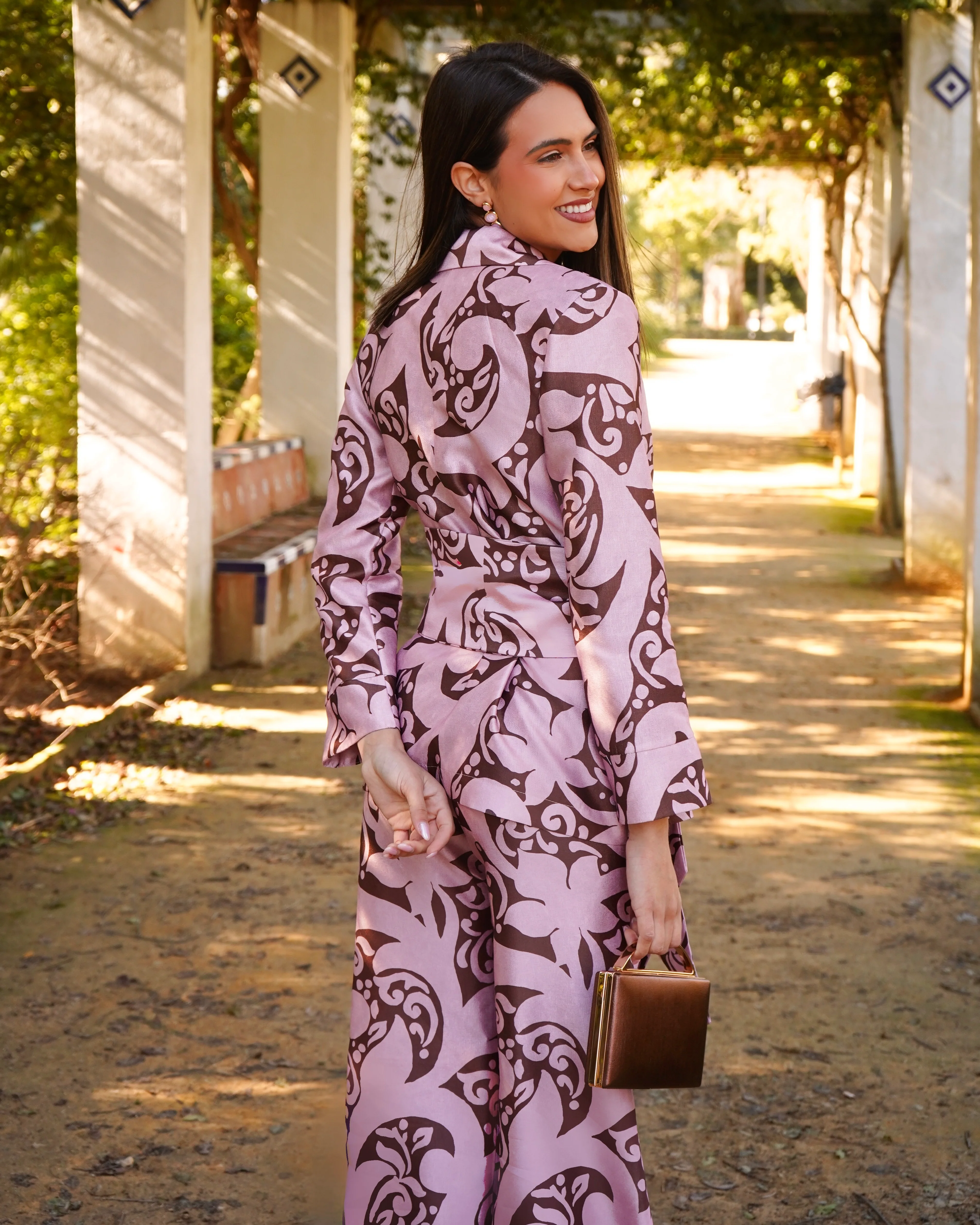 Traje Sevilla rosa/chocolate - Image 6