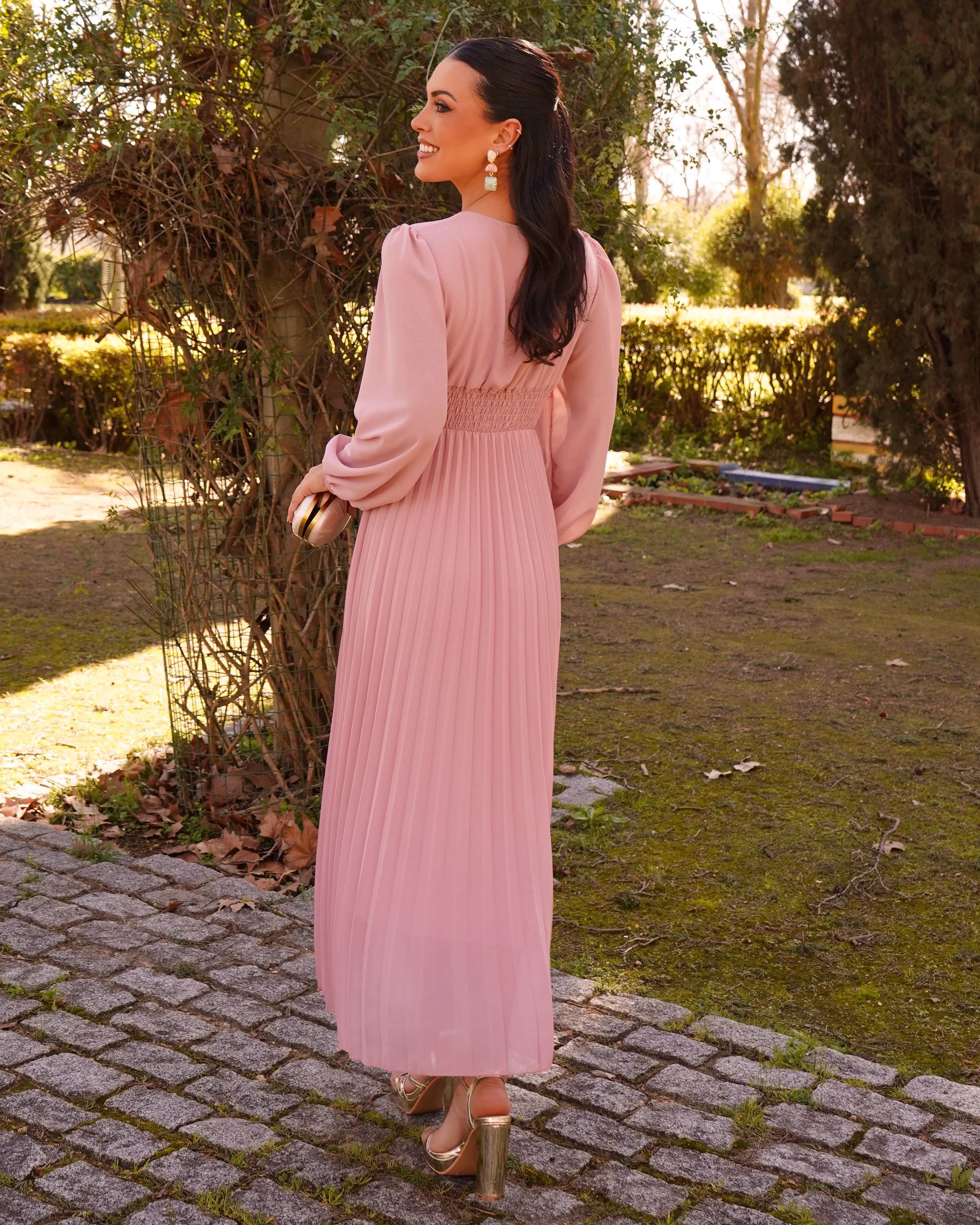 Vestido Rita Rosa - Image 4