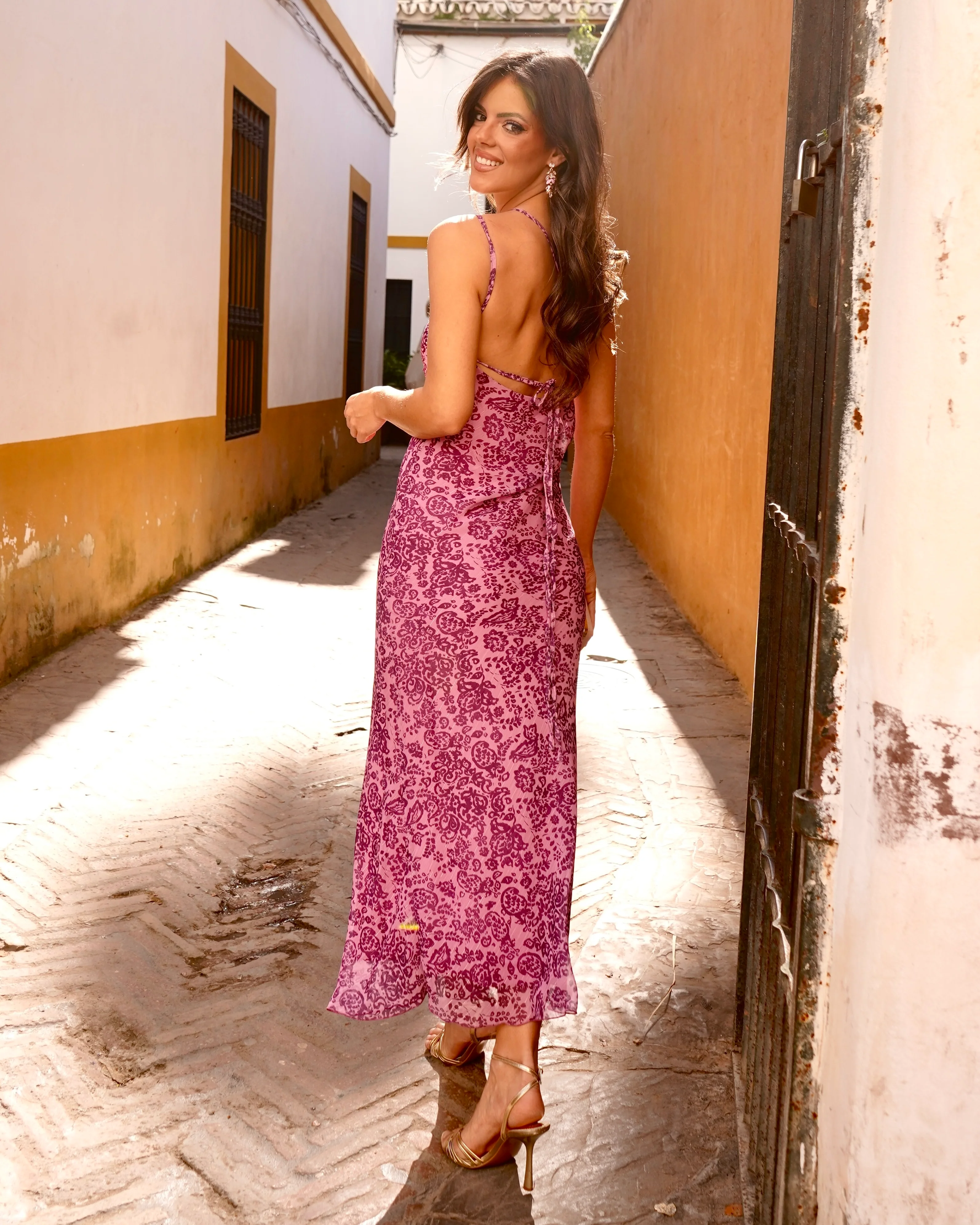 Vestido Susana Buganvilla - Image 4
