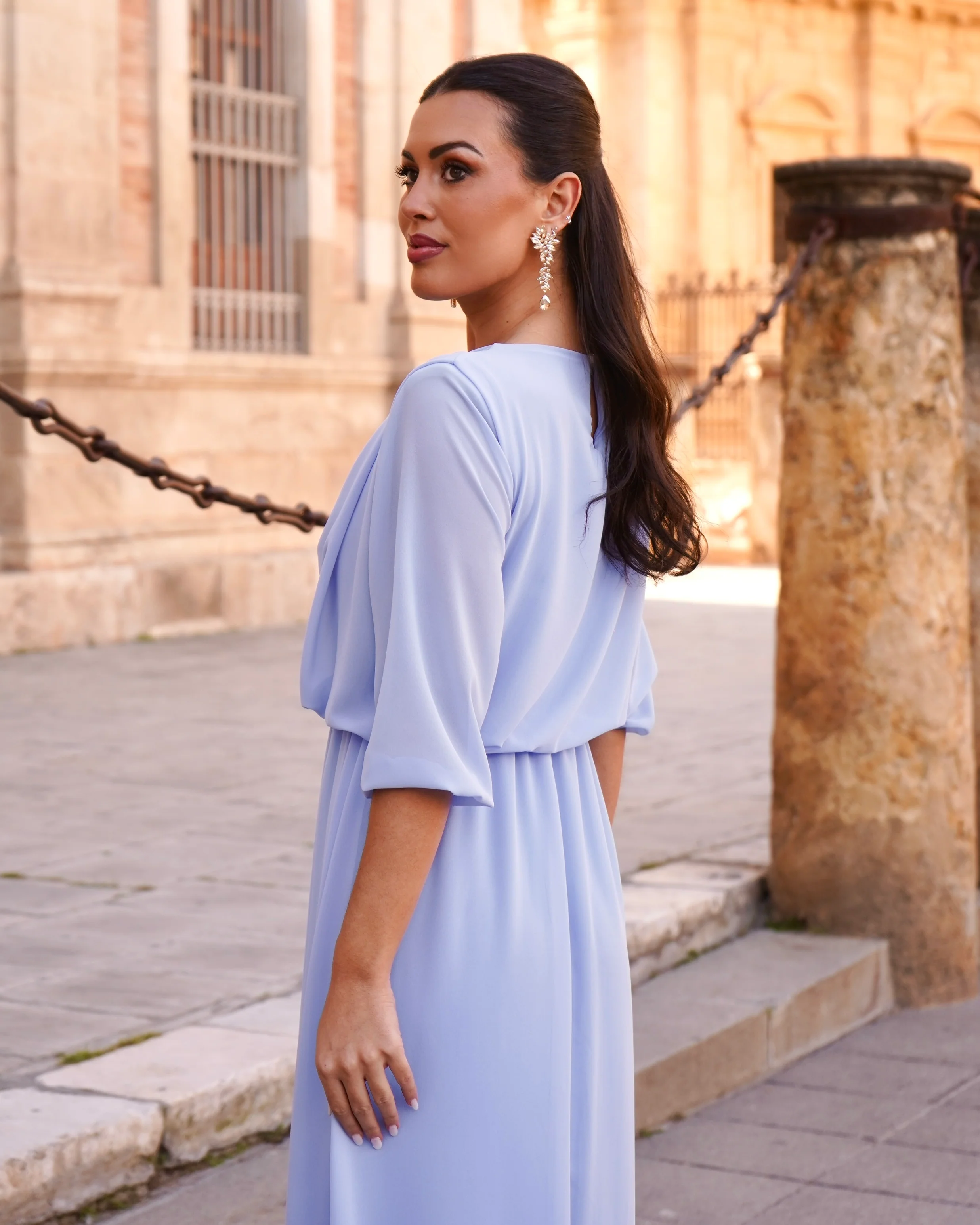 Vestido Adriana Celeste - Image 6