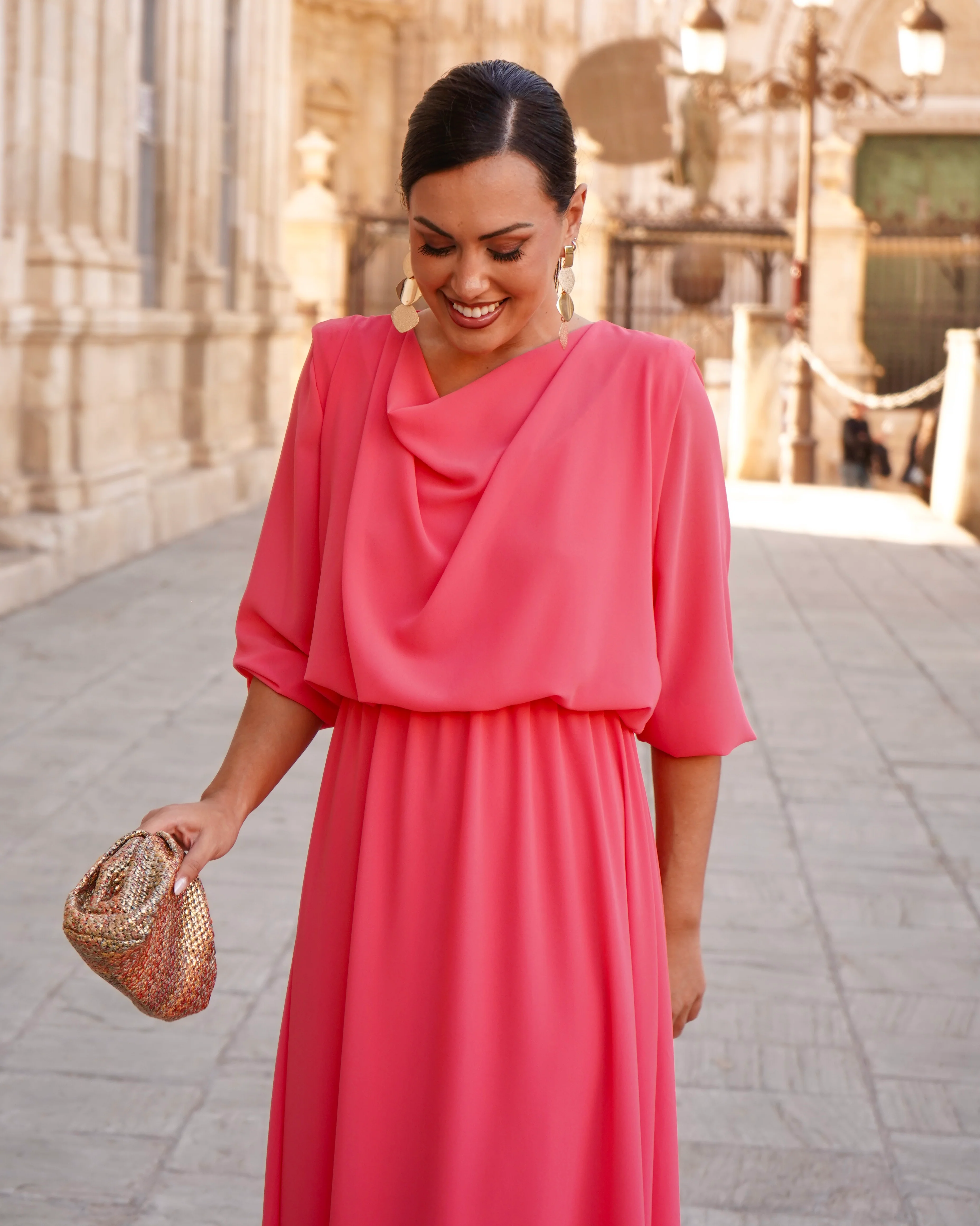 Vestido Adriana Coral - Image 2