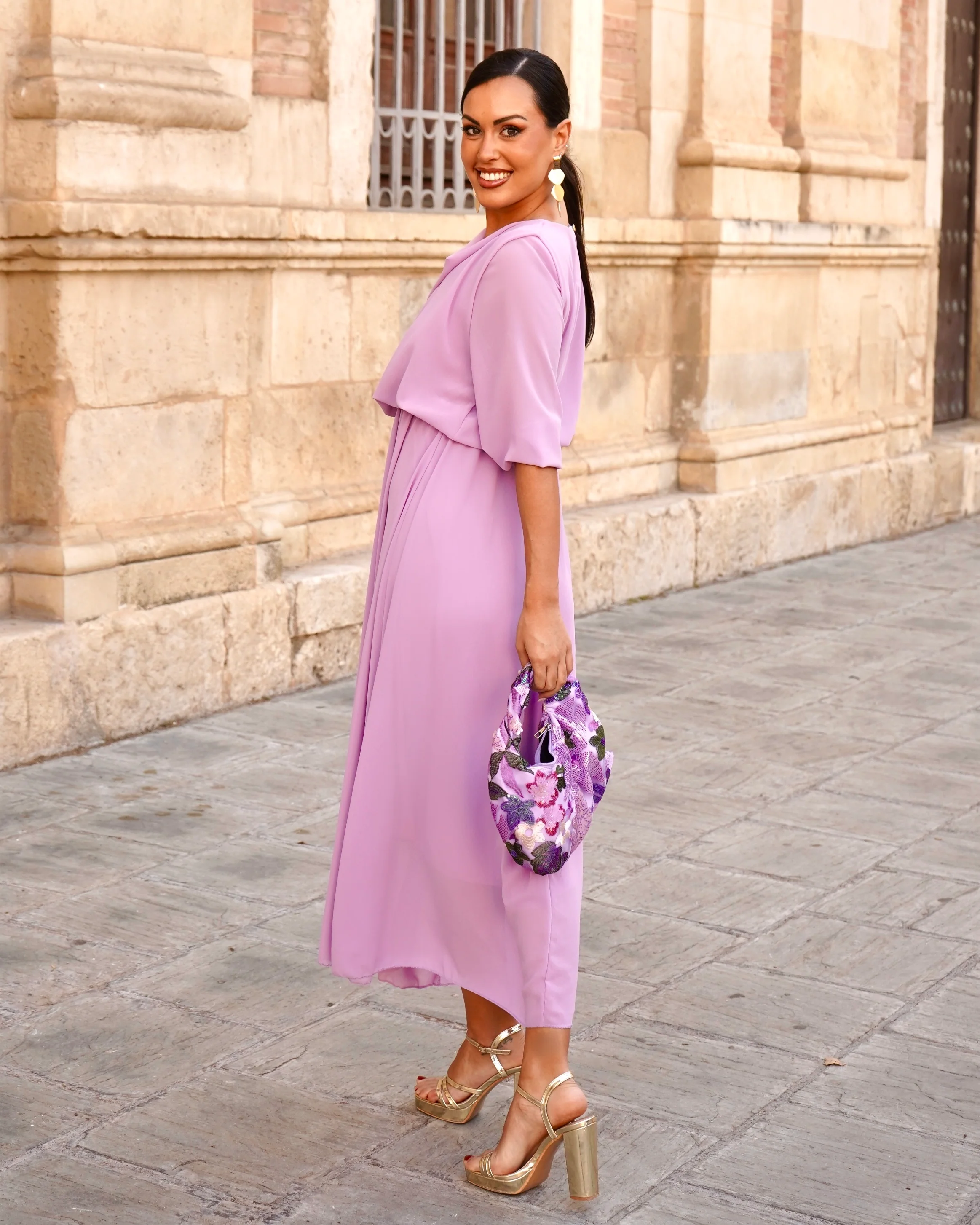 Vestido Adriana Malva - Image 3