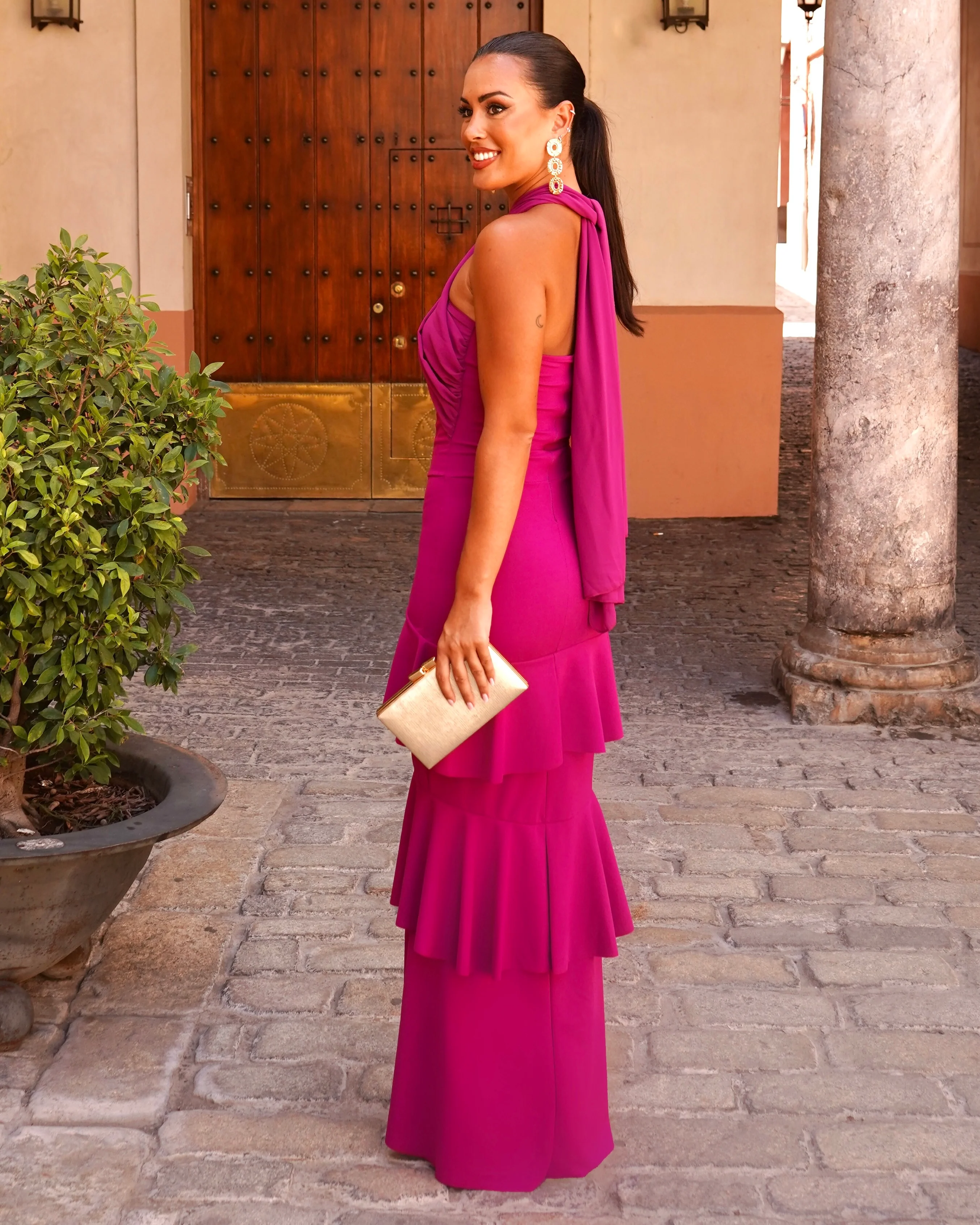Vestido Aitana Buganvilla - Image 3