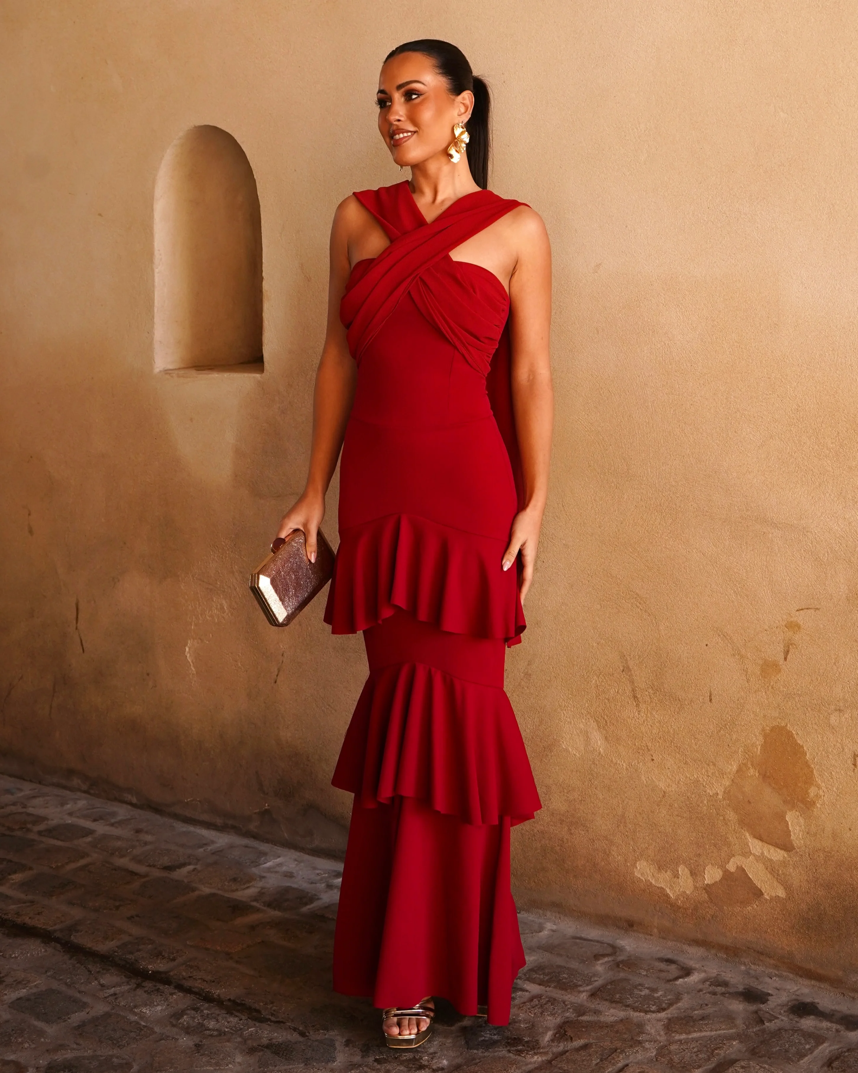Vestido Aitana rojo
