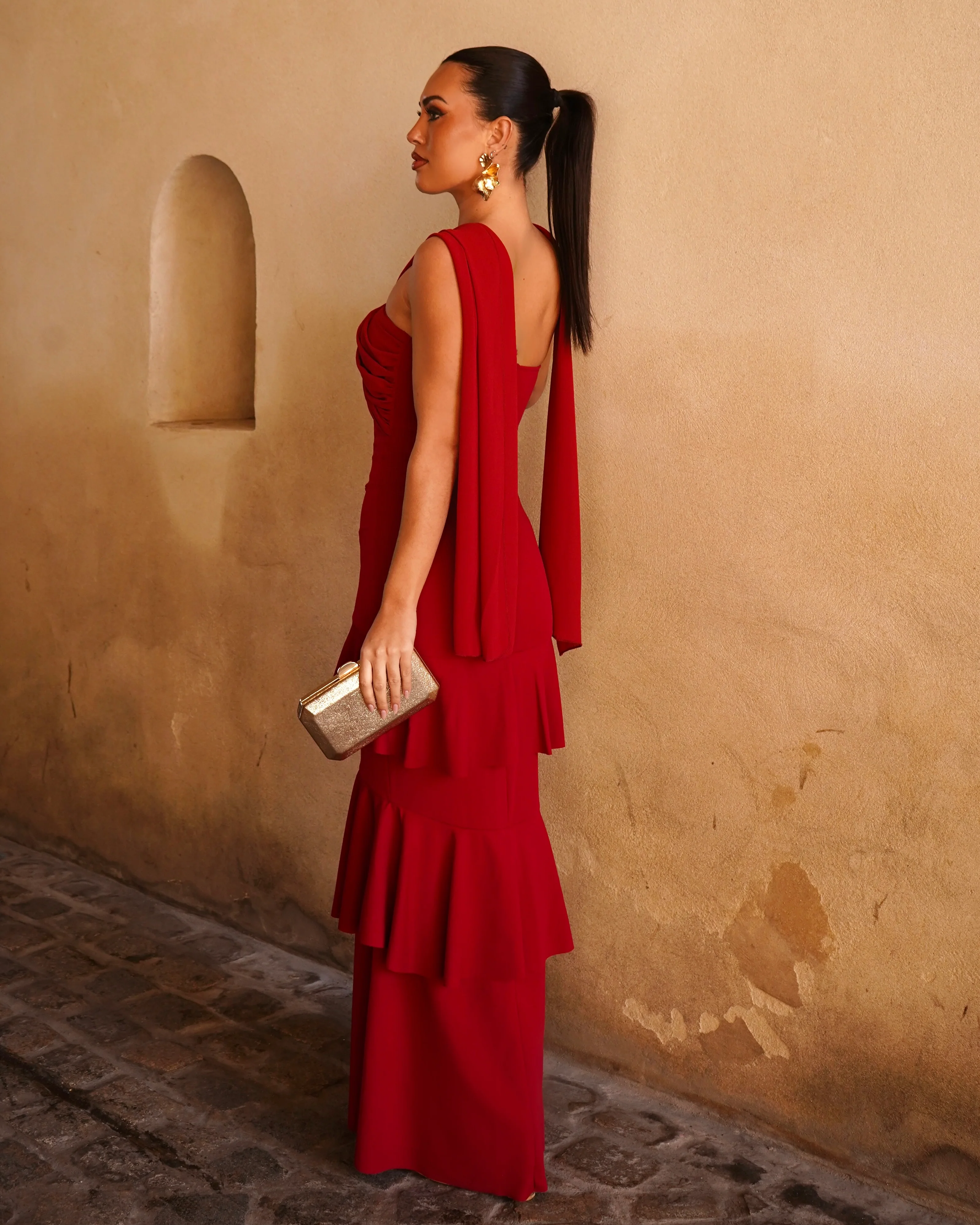 Vestido Aitana rojo - Image 3