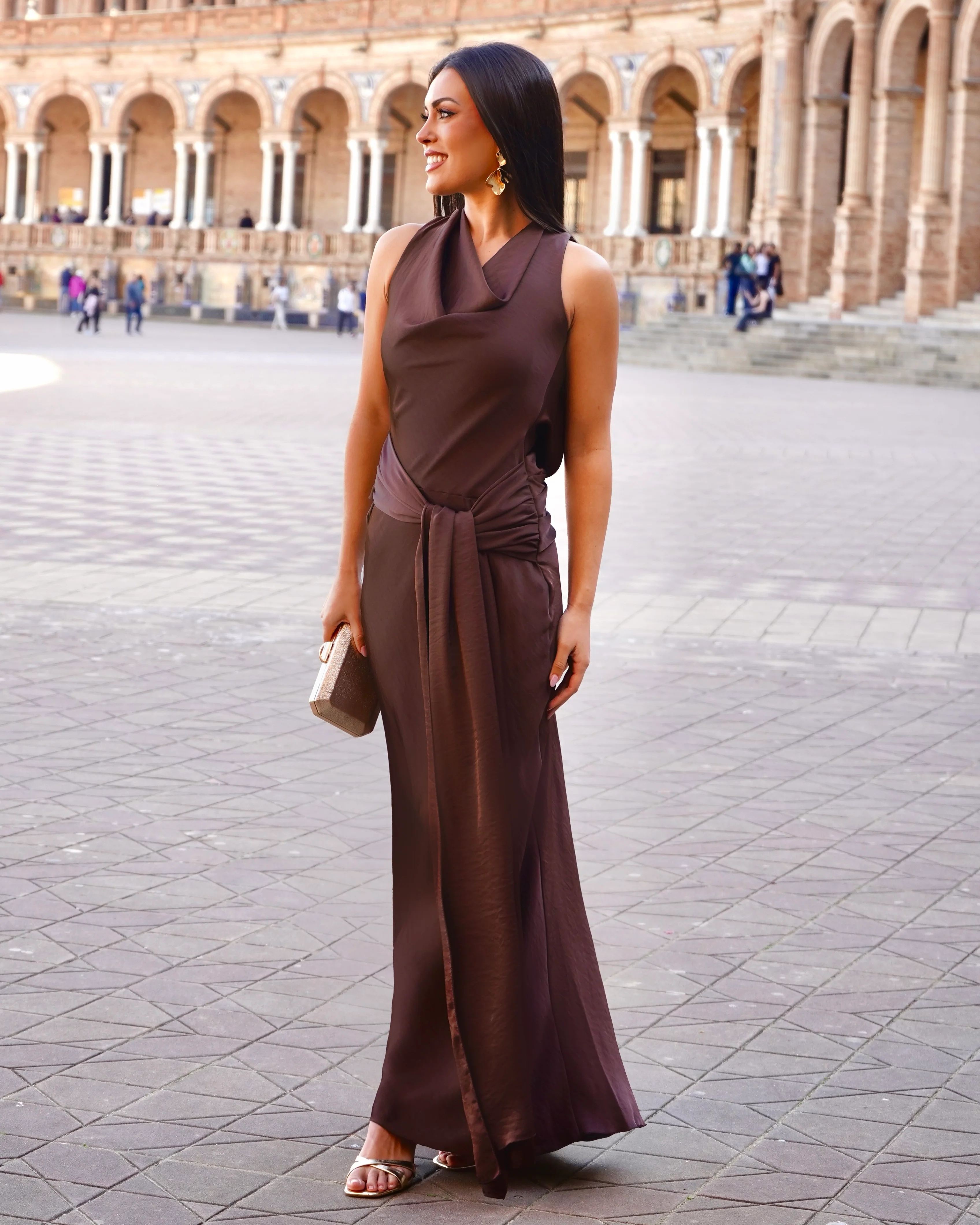 Vestido Banús Chocolate - Image 2