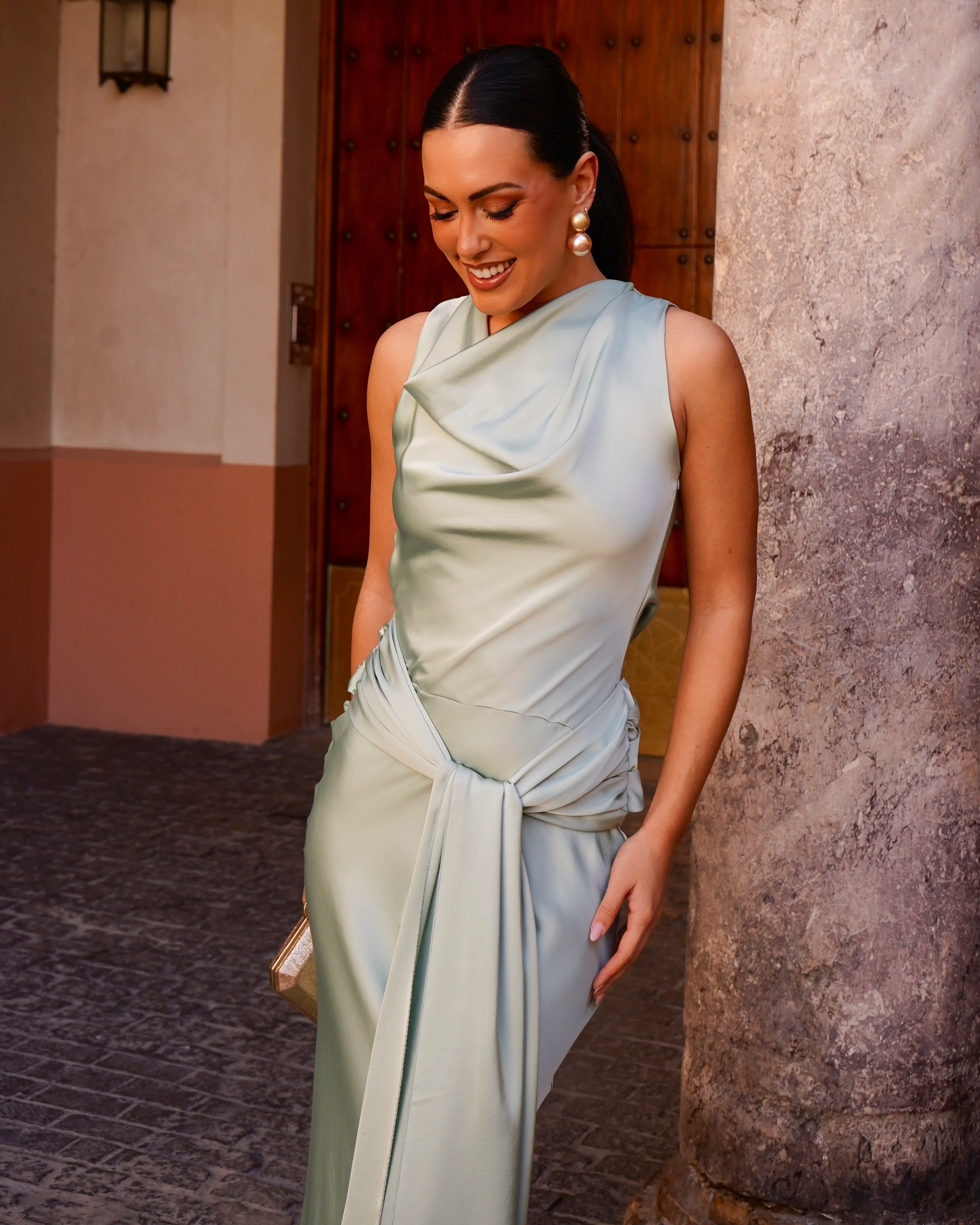 Vestido Banús Verde Menta - Image 2