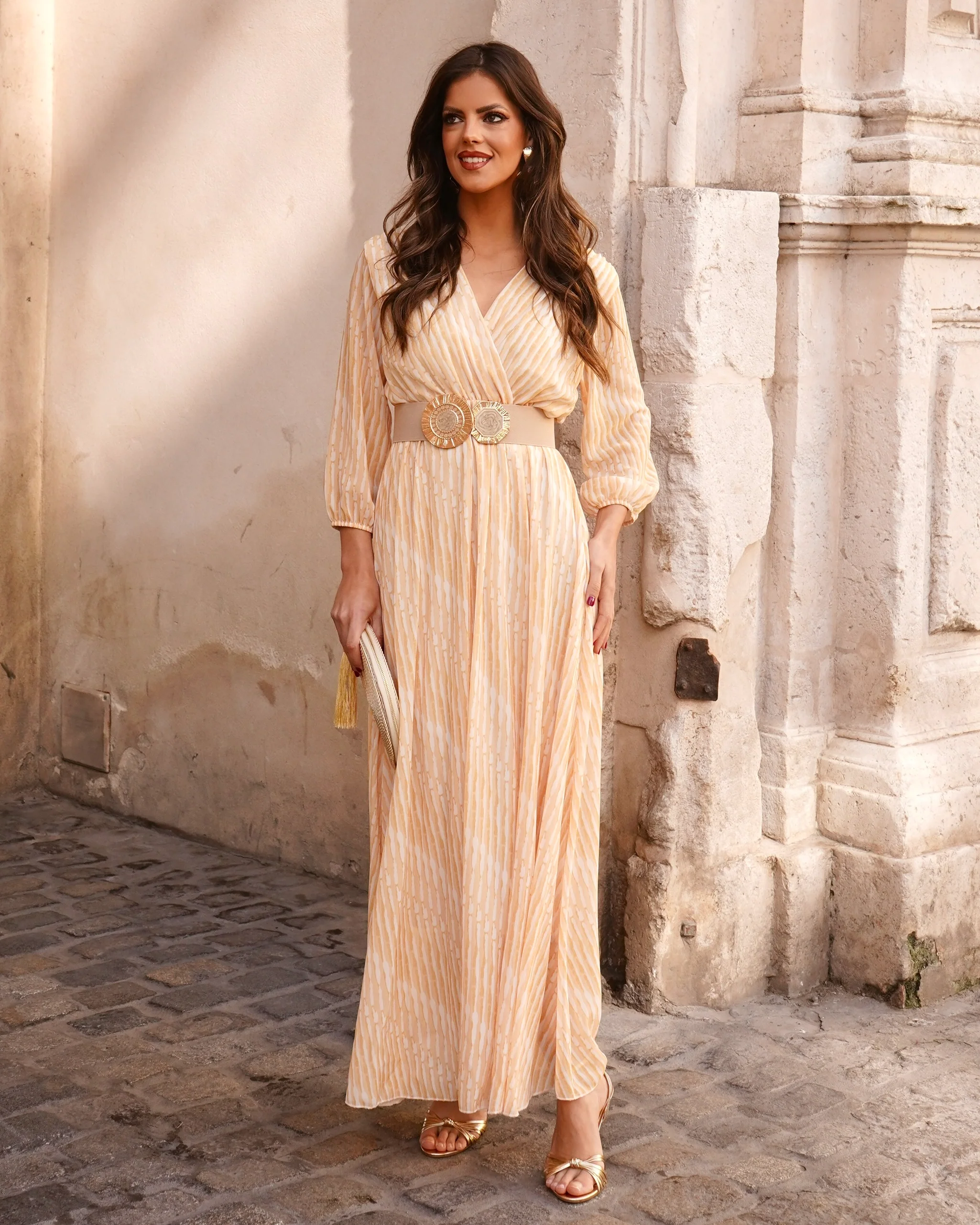 Vestido Belén Amarillo Pastel - Image 3