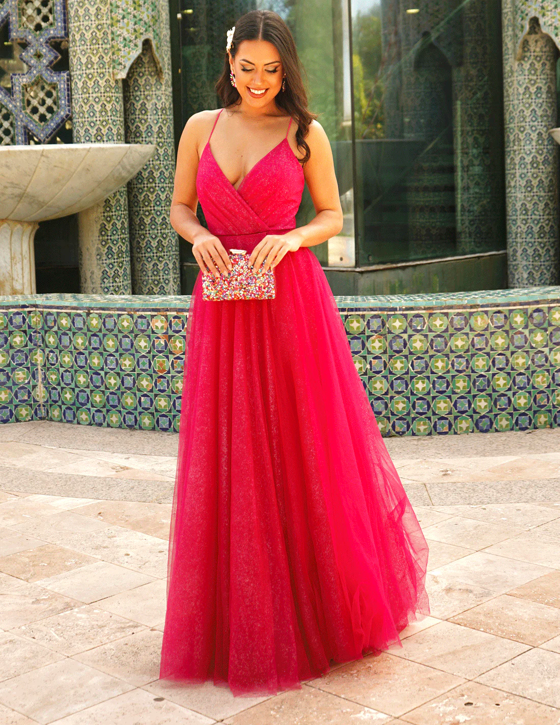 Vestido Bianca Fucsia - Image 9