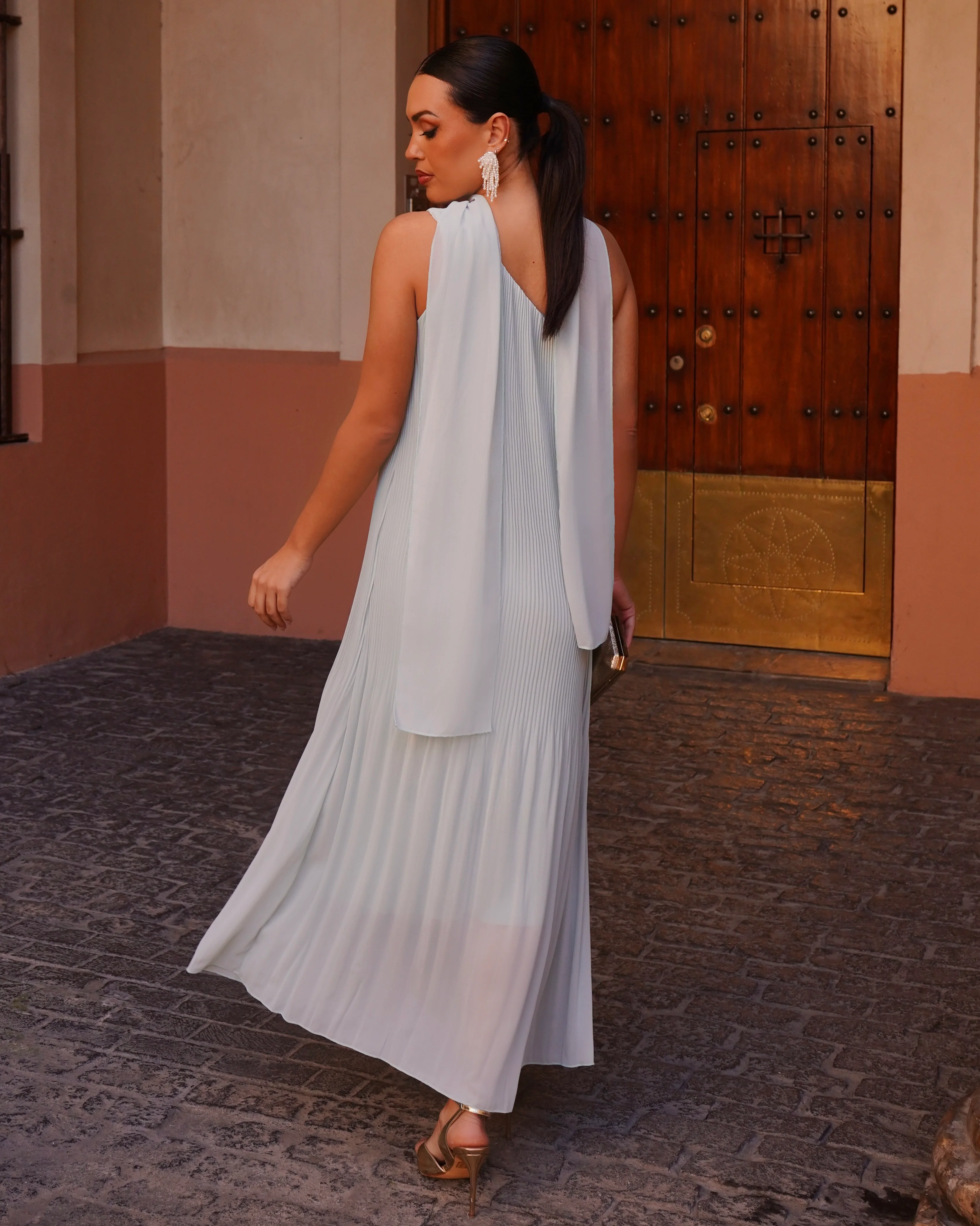 Vestido Carla Verde Menta - Image 3