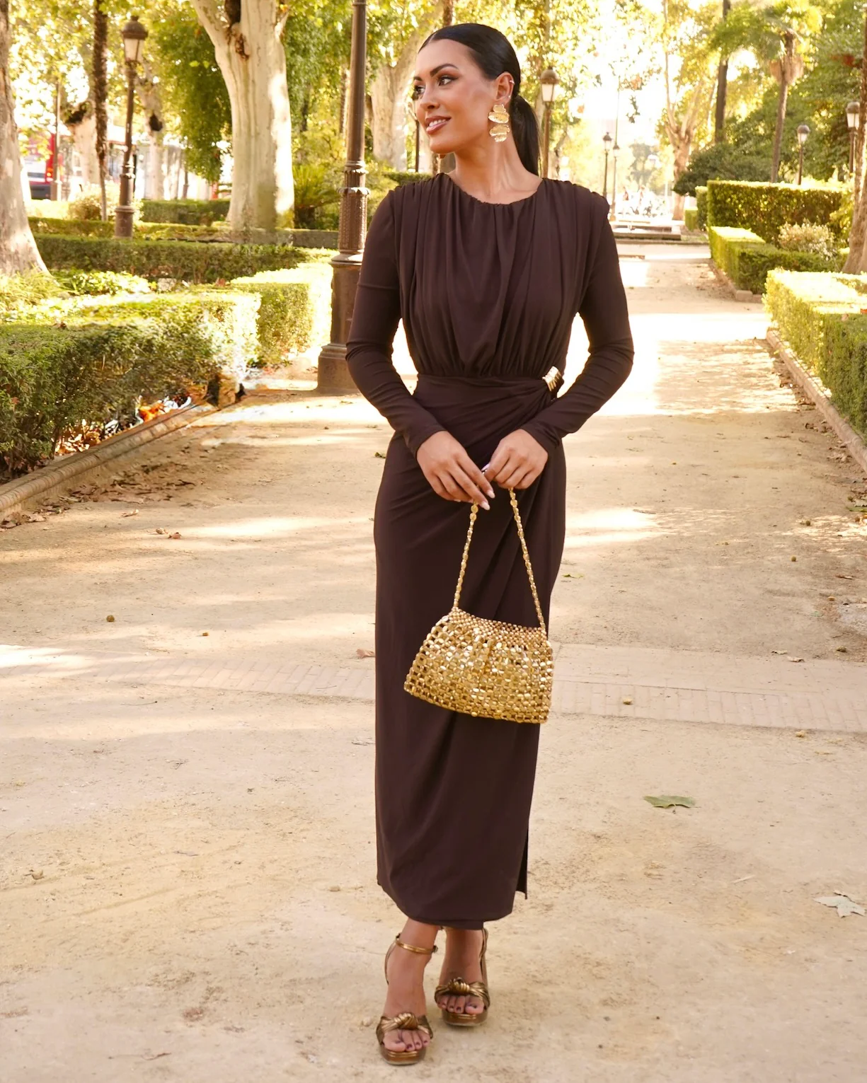 Vestido Carola Chocolate - Image 3