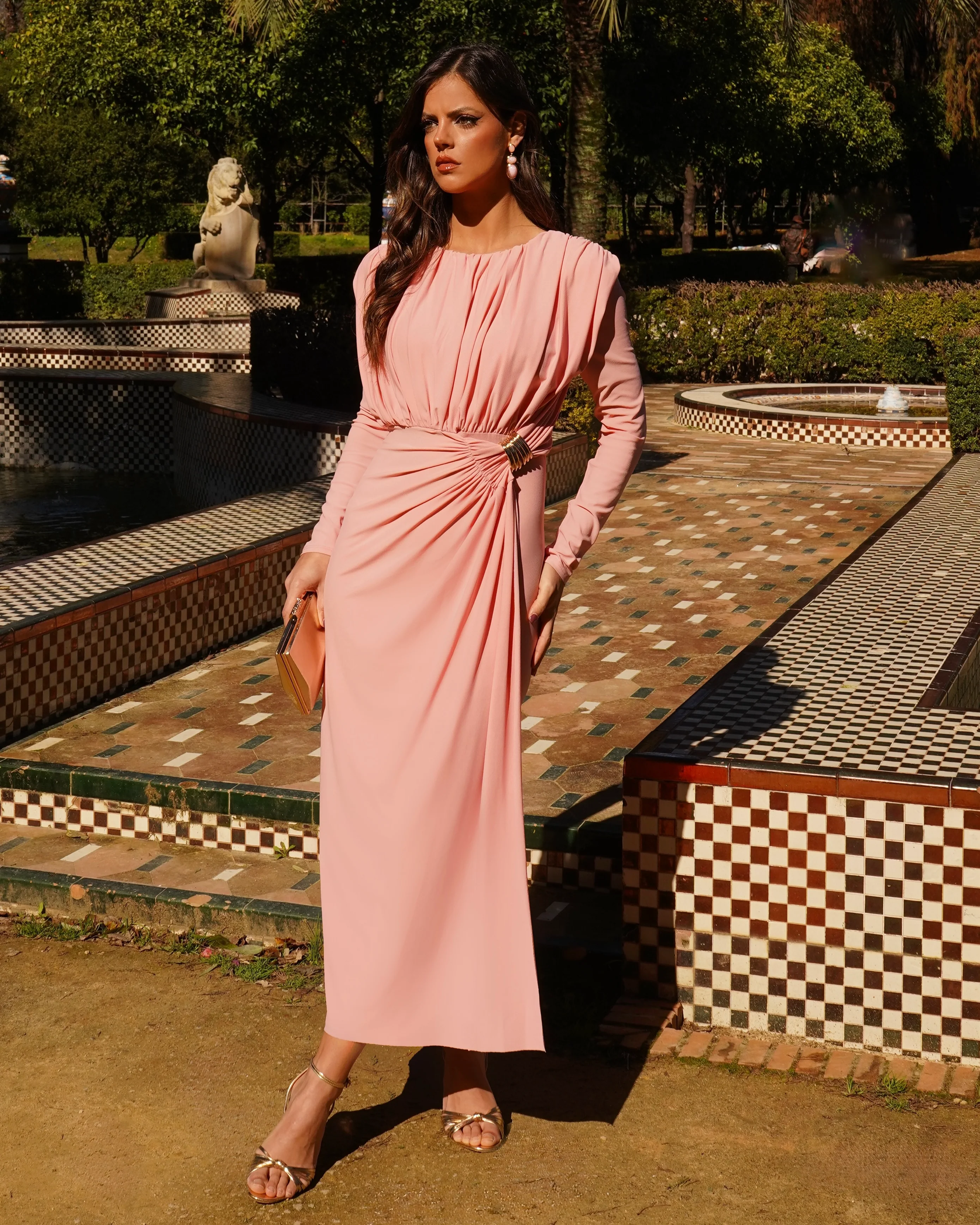 Vestido Carola Rosa