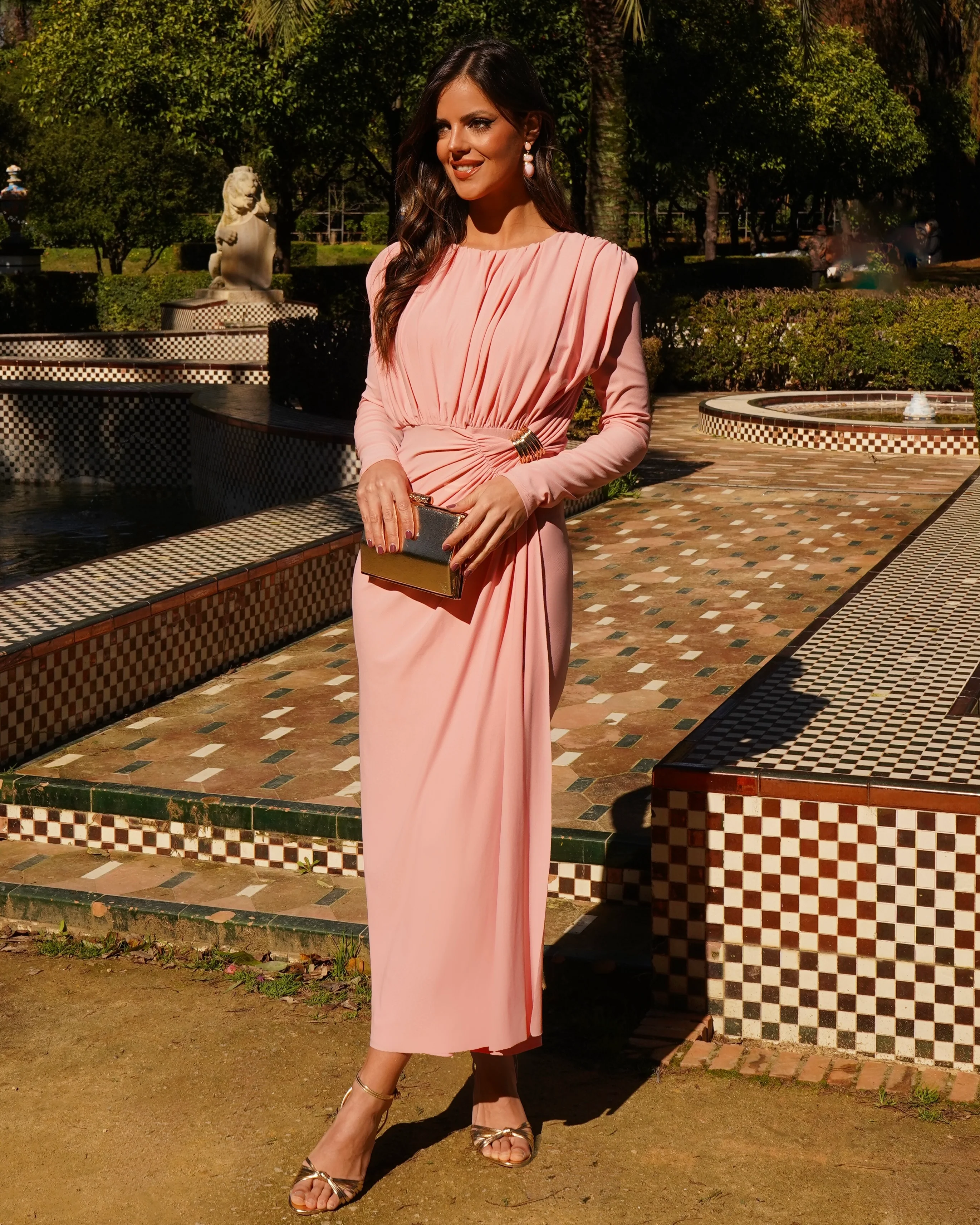 Vestido Carola Rosa - Image 3
