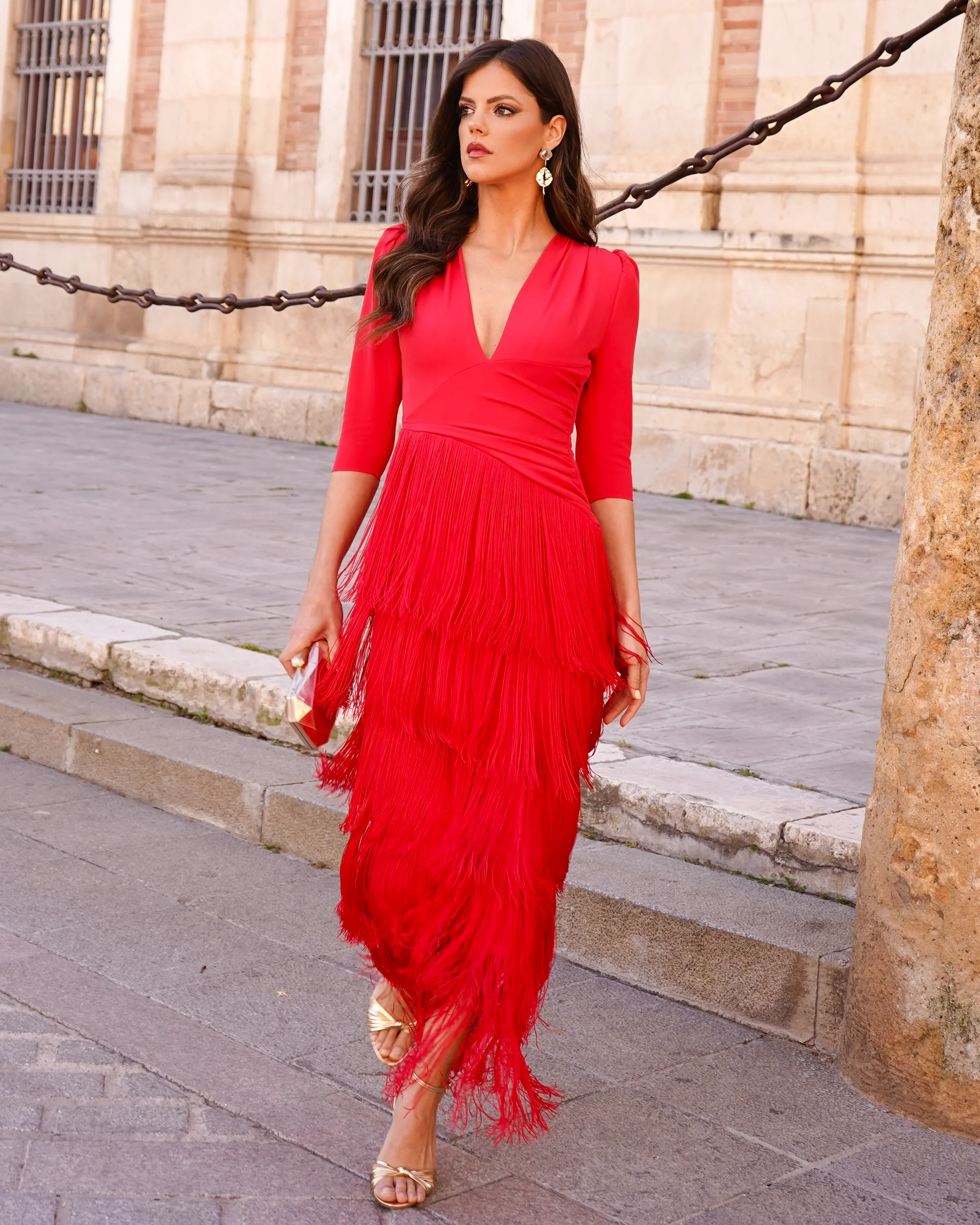Vestido Cartuja Rojo - Image 7