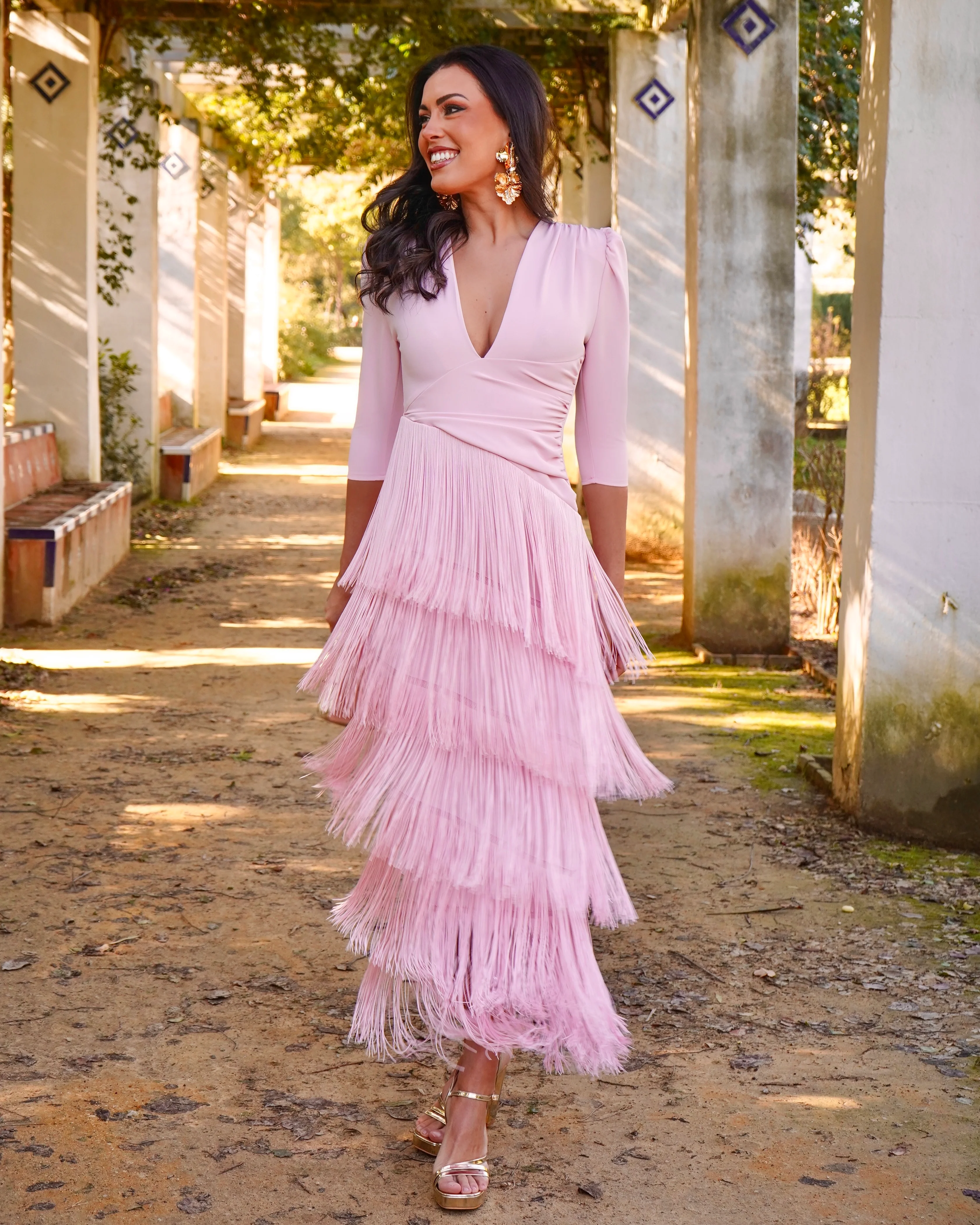 Vestido Cartuja Rosa
