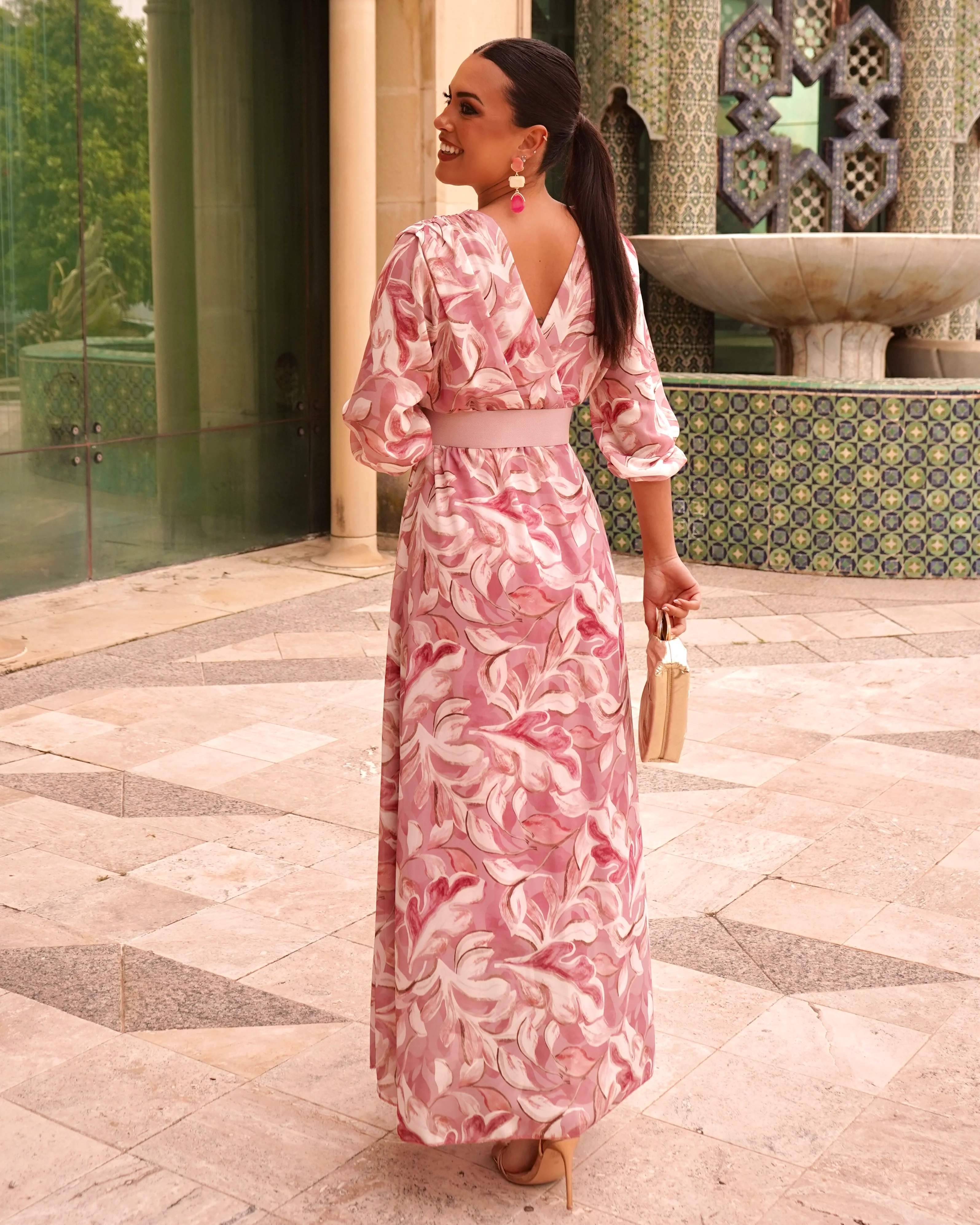 Vestido Catalina Rosa - Image 5