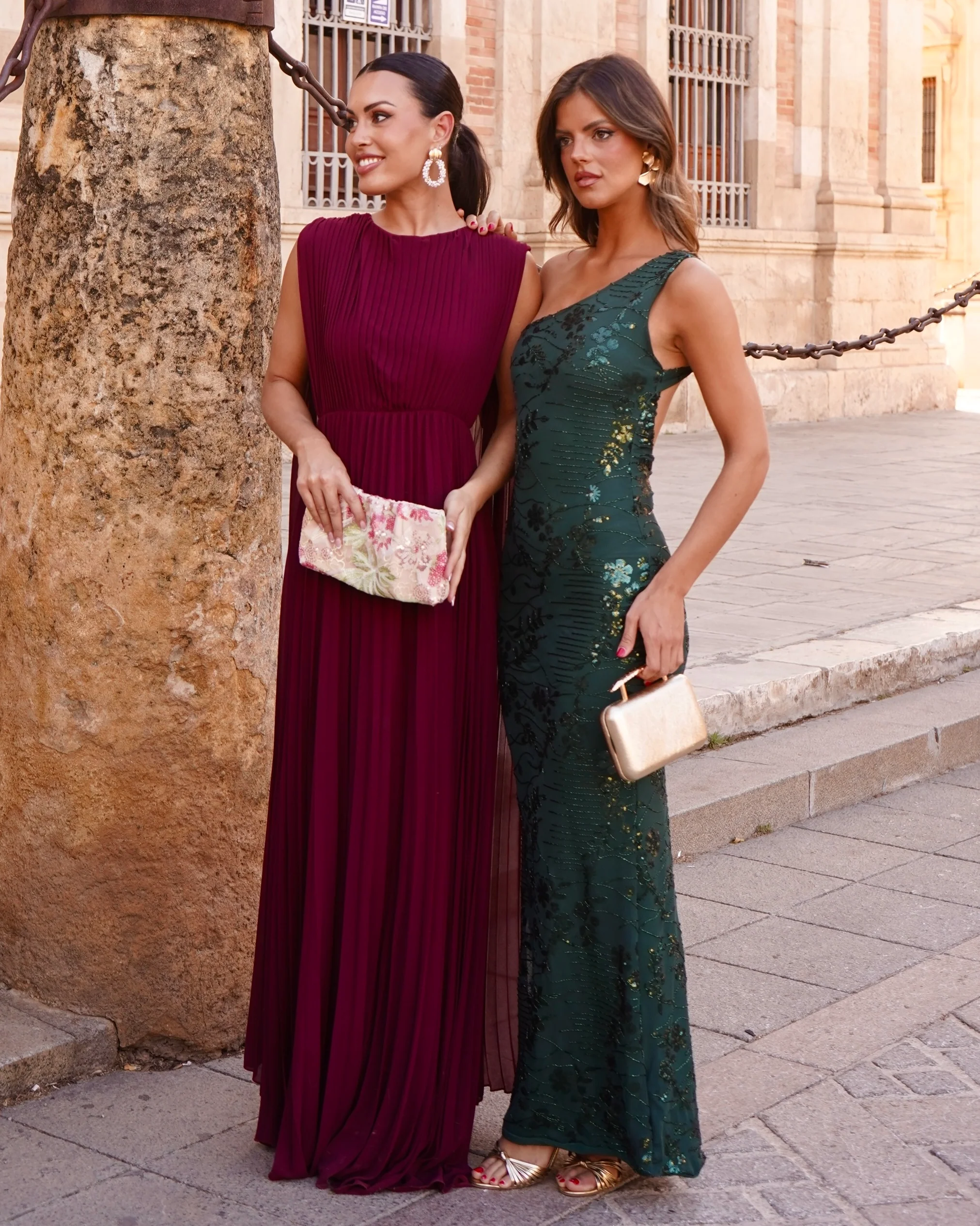 Vestido Celine Verde Botella - Image 7