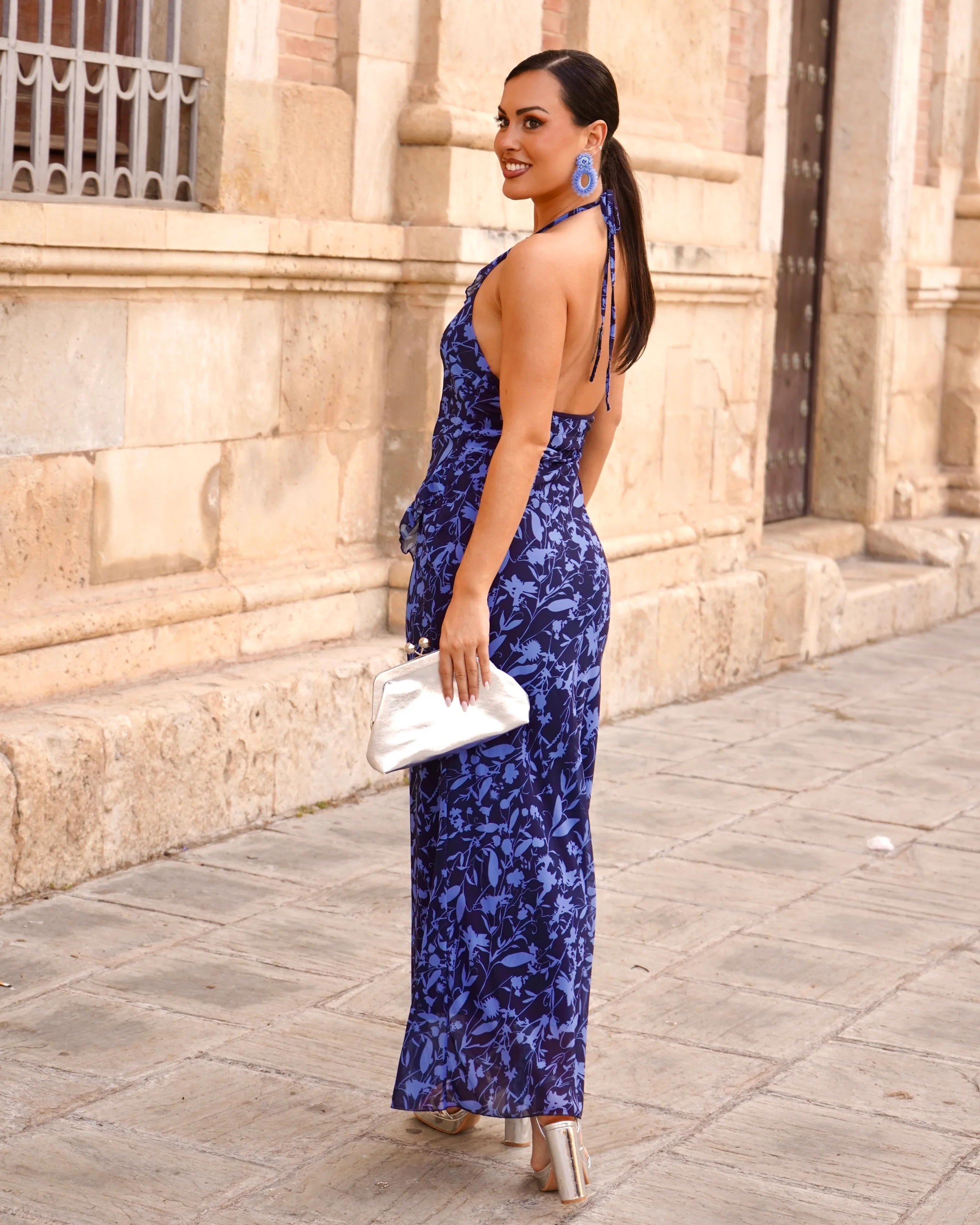 Vestido Chantal Azul - Image 3