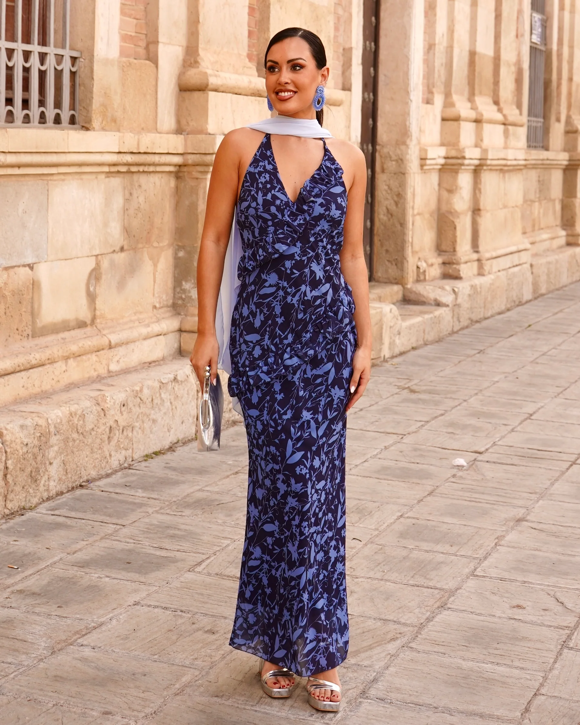 Vestido Chantal Azul - Image 5