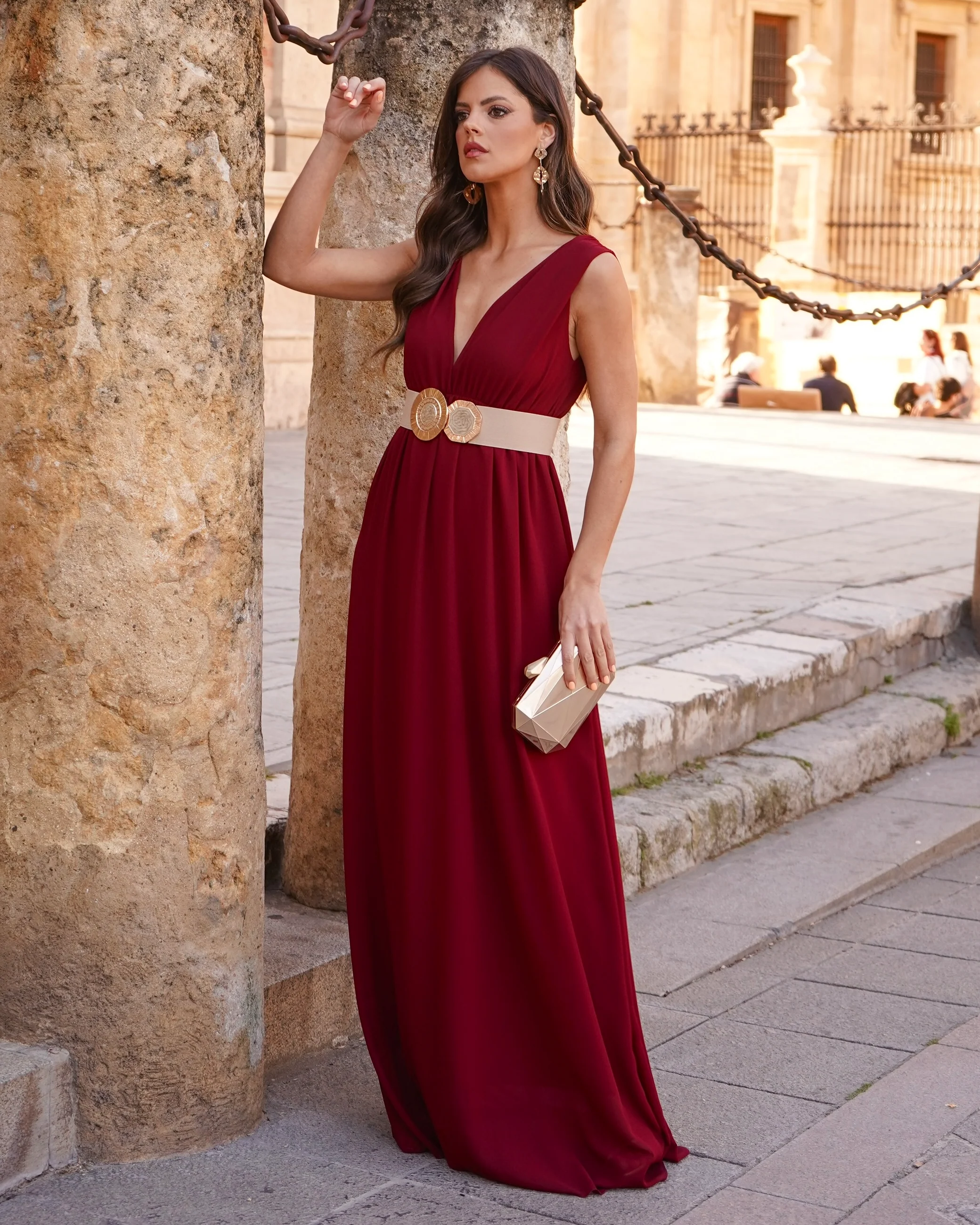 Vestido Clara Burdeos - Image 3