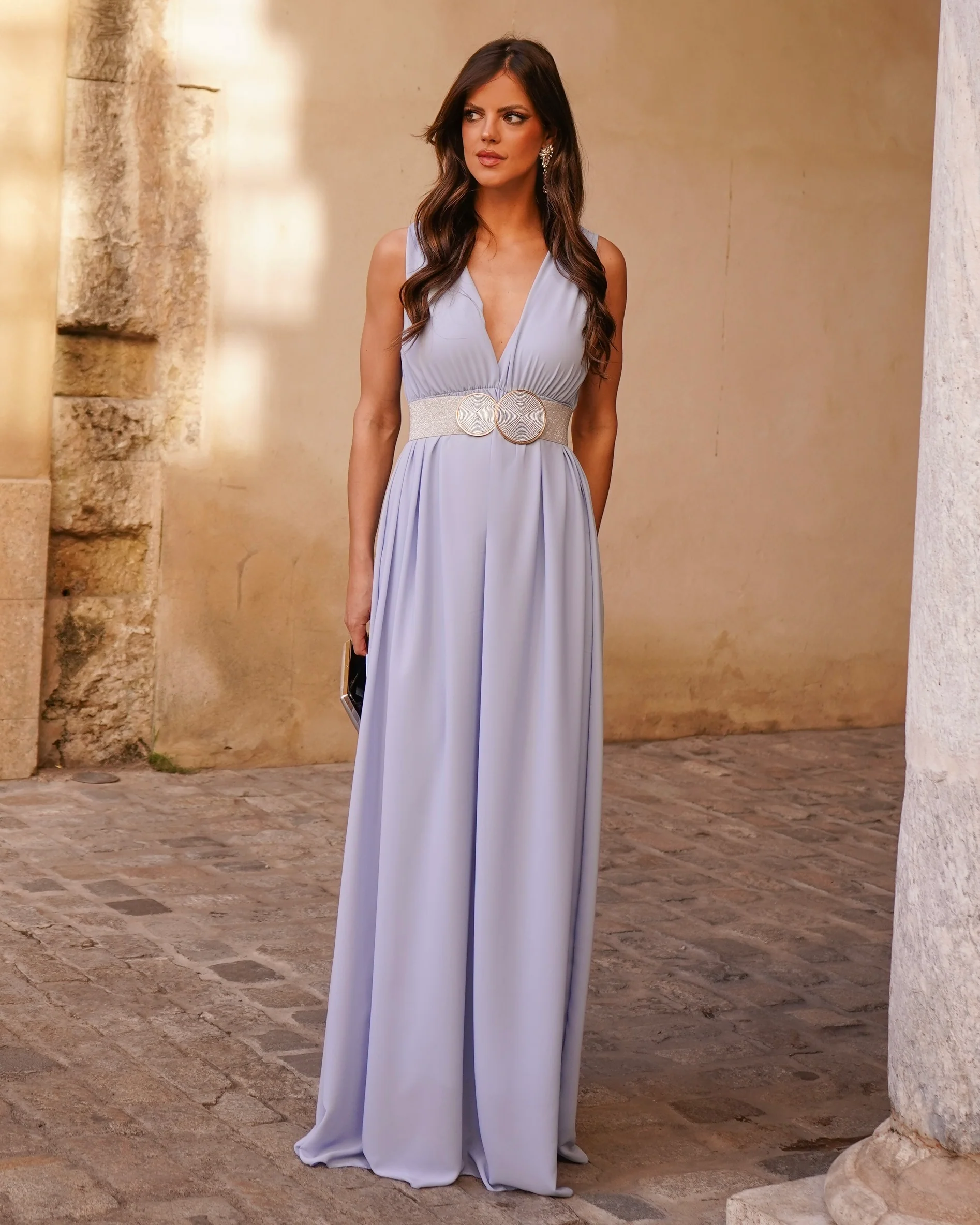 Vestido Clara Celeste - Image 3