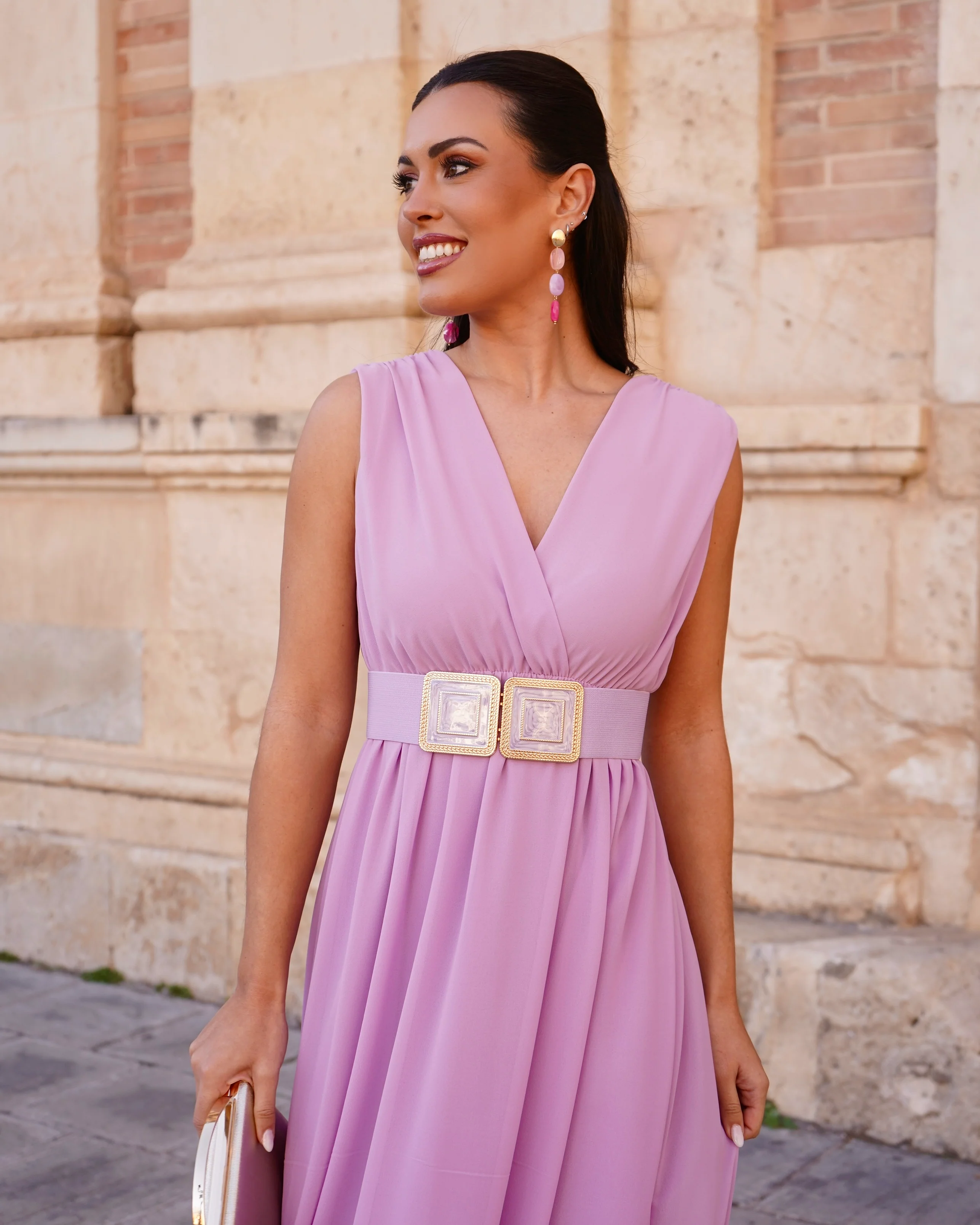 Vestido Clara Rosa - Image 2