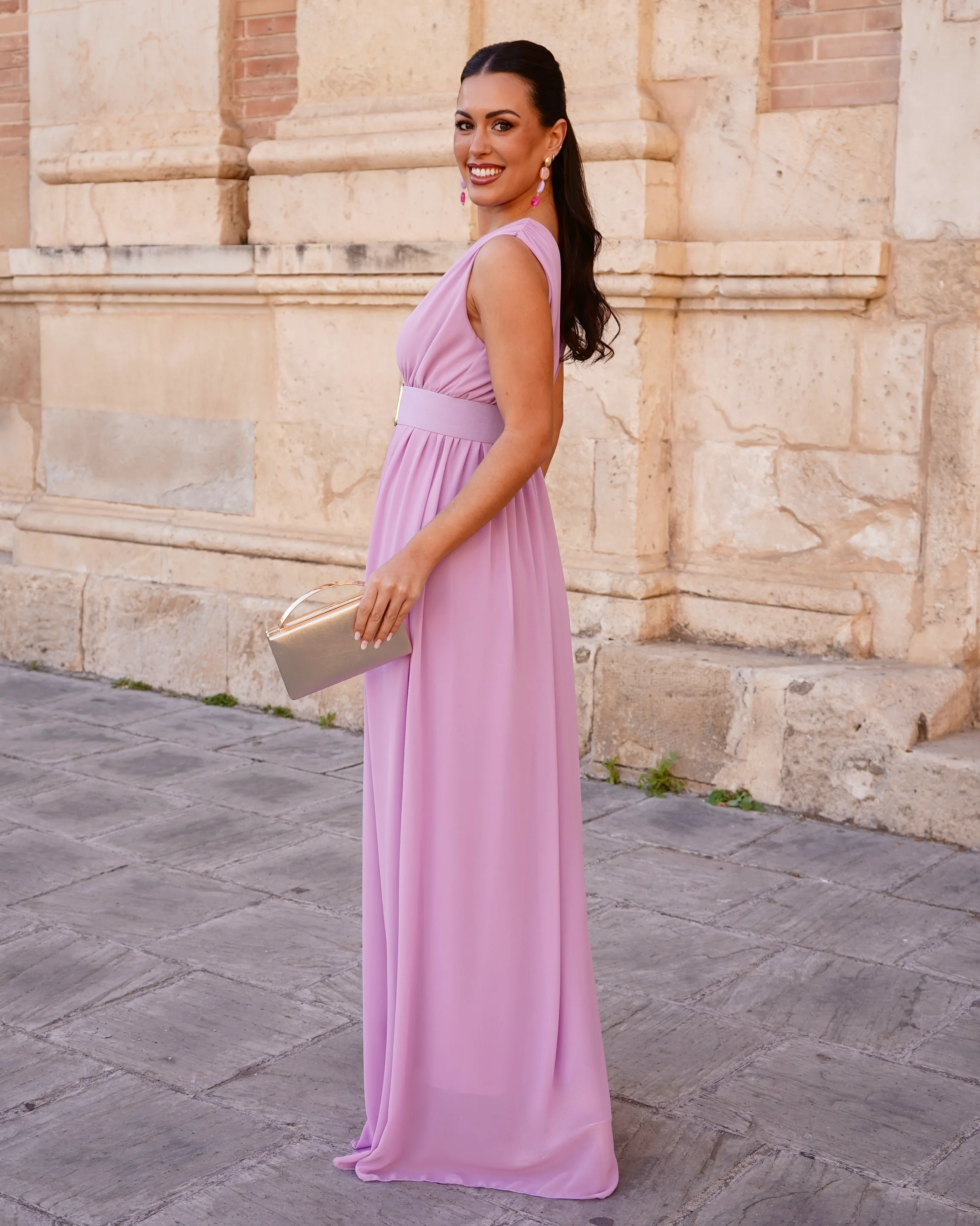 Vestido Clara Rosa - Image 3