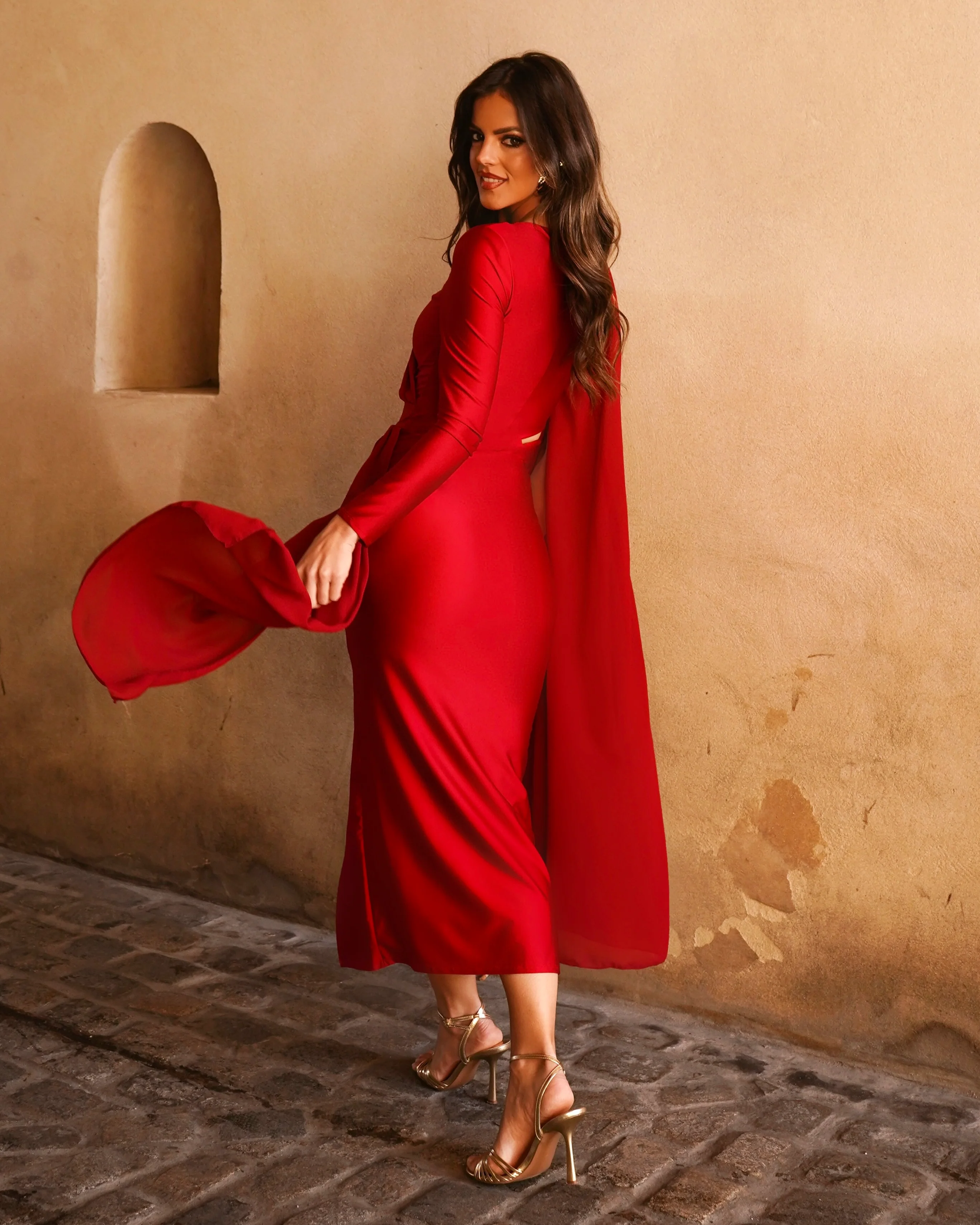 Vestido Edén rojo - Image 6