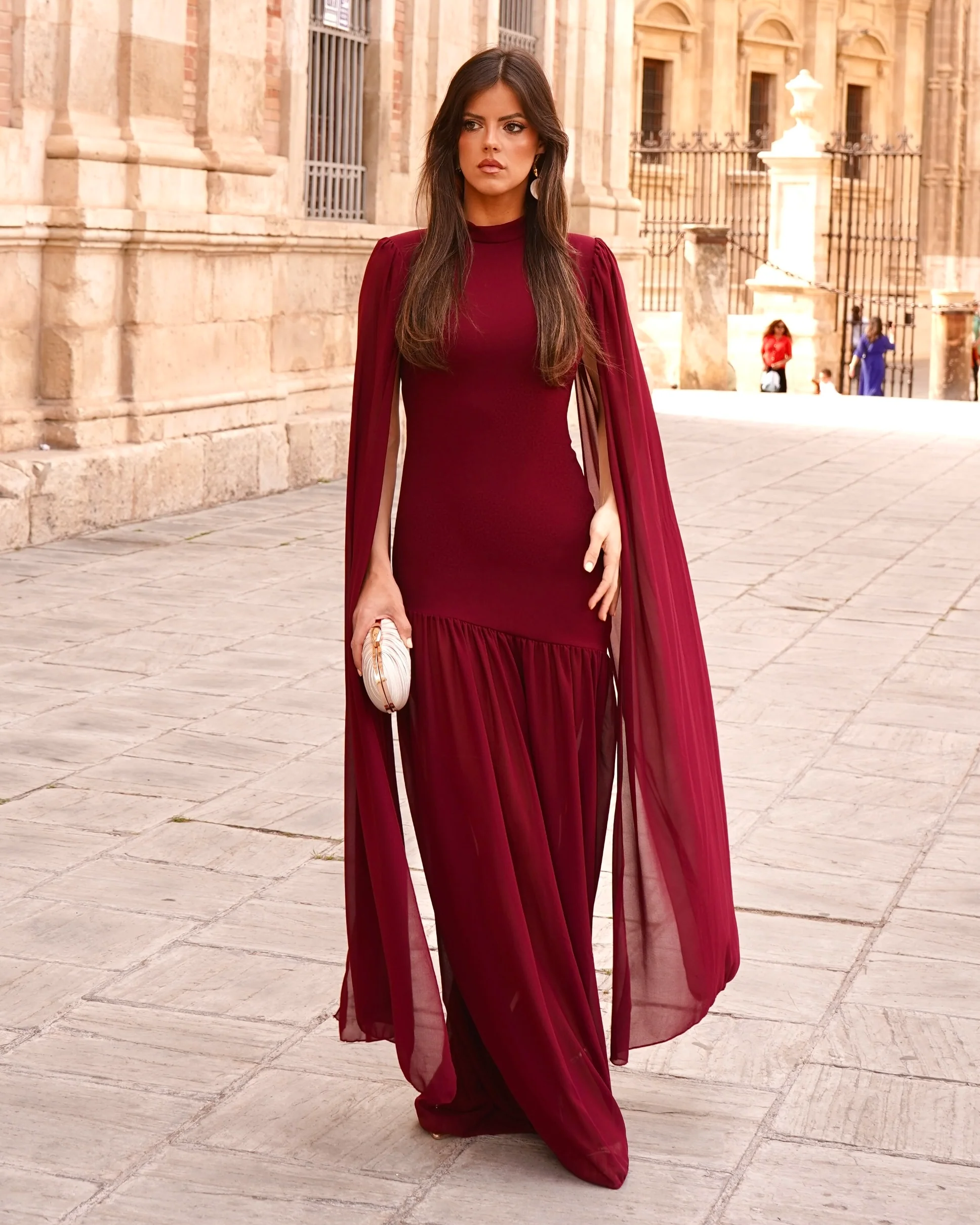 Vestido Gladis Burdeos