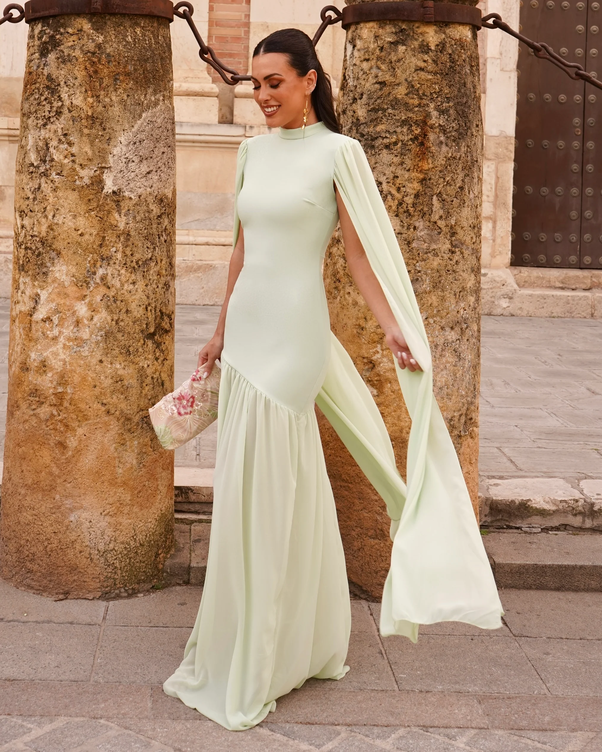 Vestido Gladis Verde Menta - Image 4