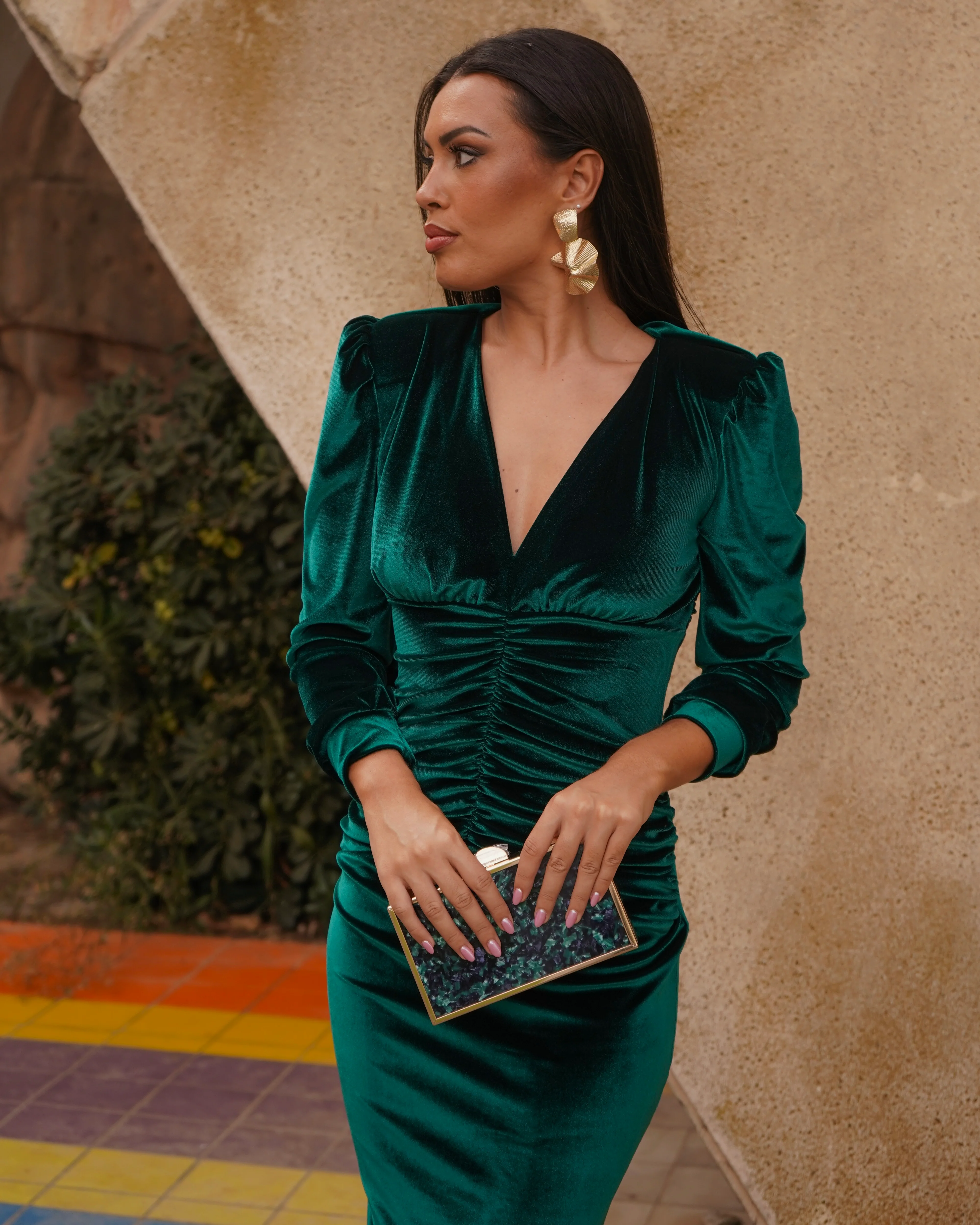 Vestido Isabella Verde - Image 2