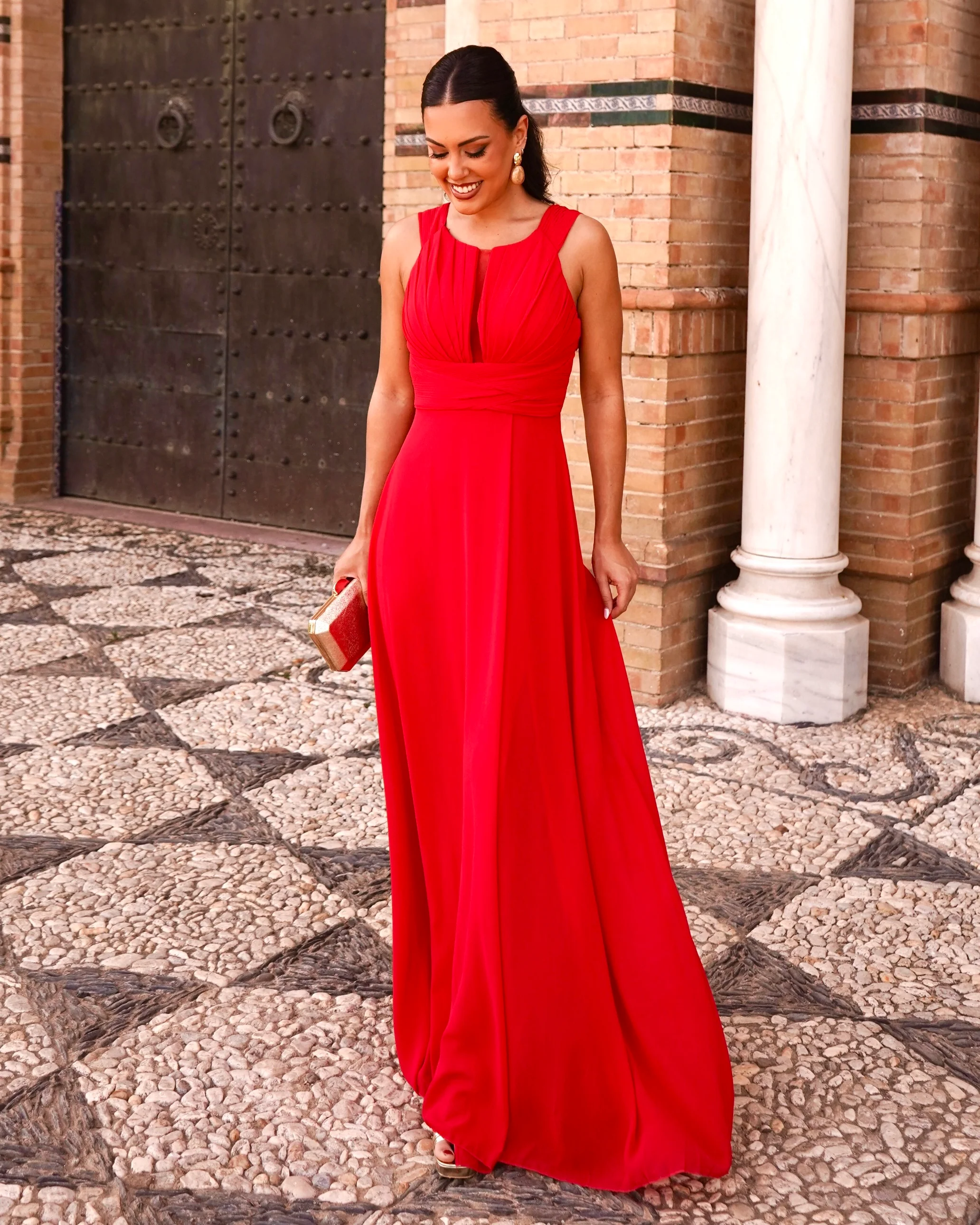Vestido Janeth Rojo - Image 2