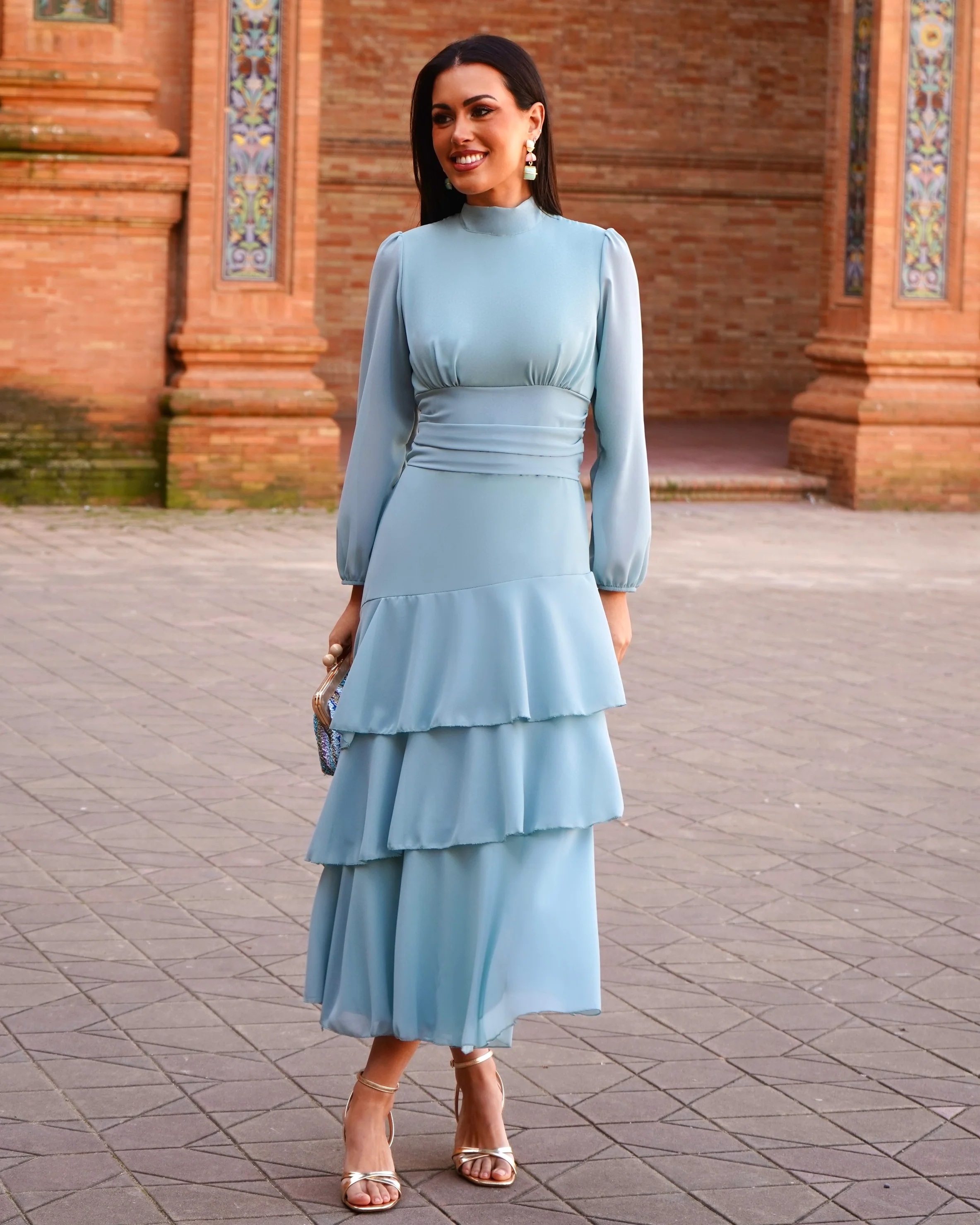 Vestido Julieta Azul - Image 3