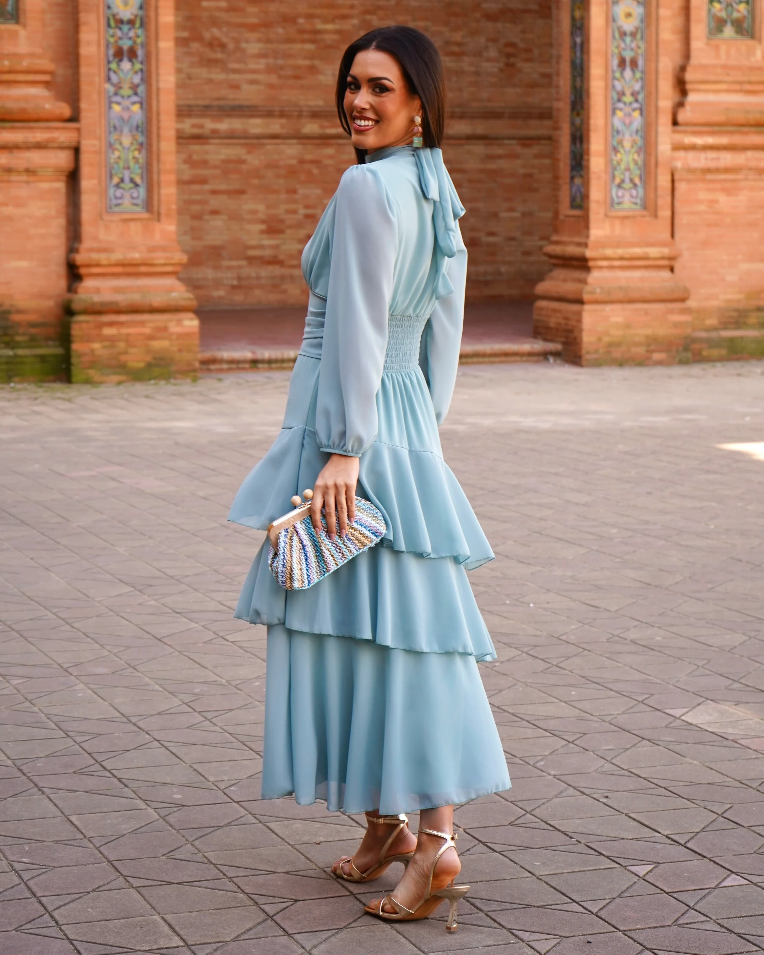 Vestido Julieta Azul - Image 4