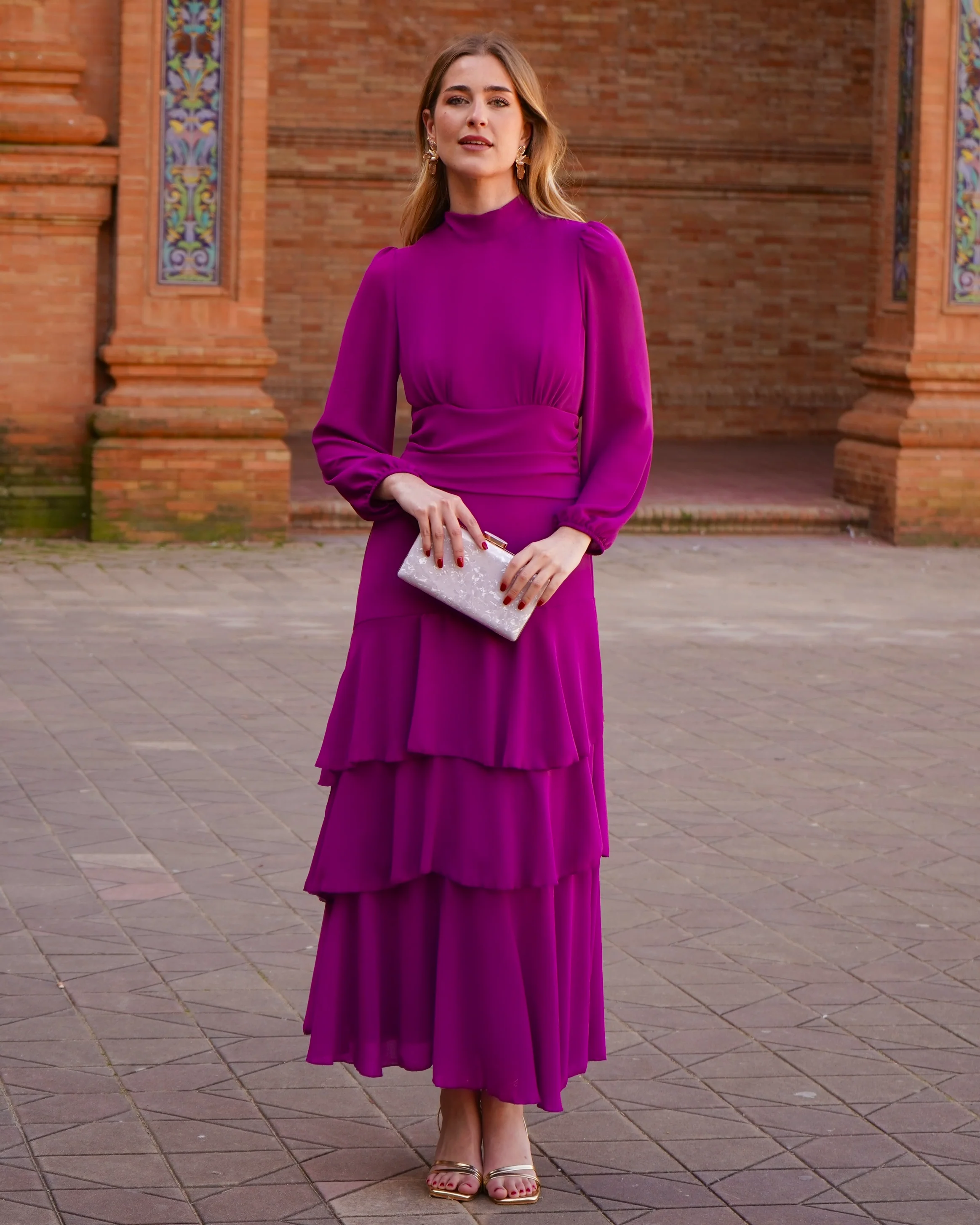 Vestido Julieta Buganvilla - Image 3
