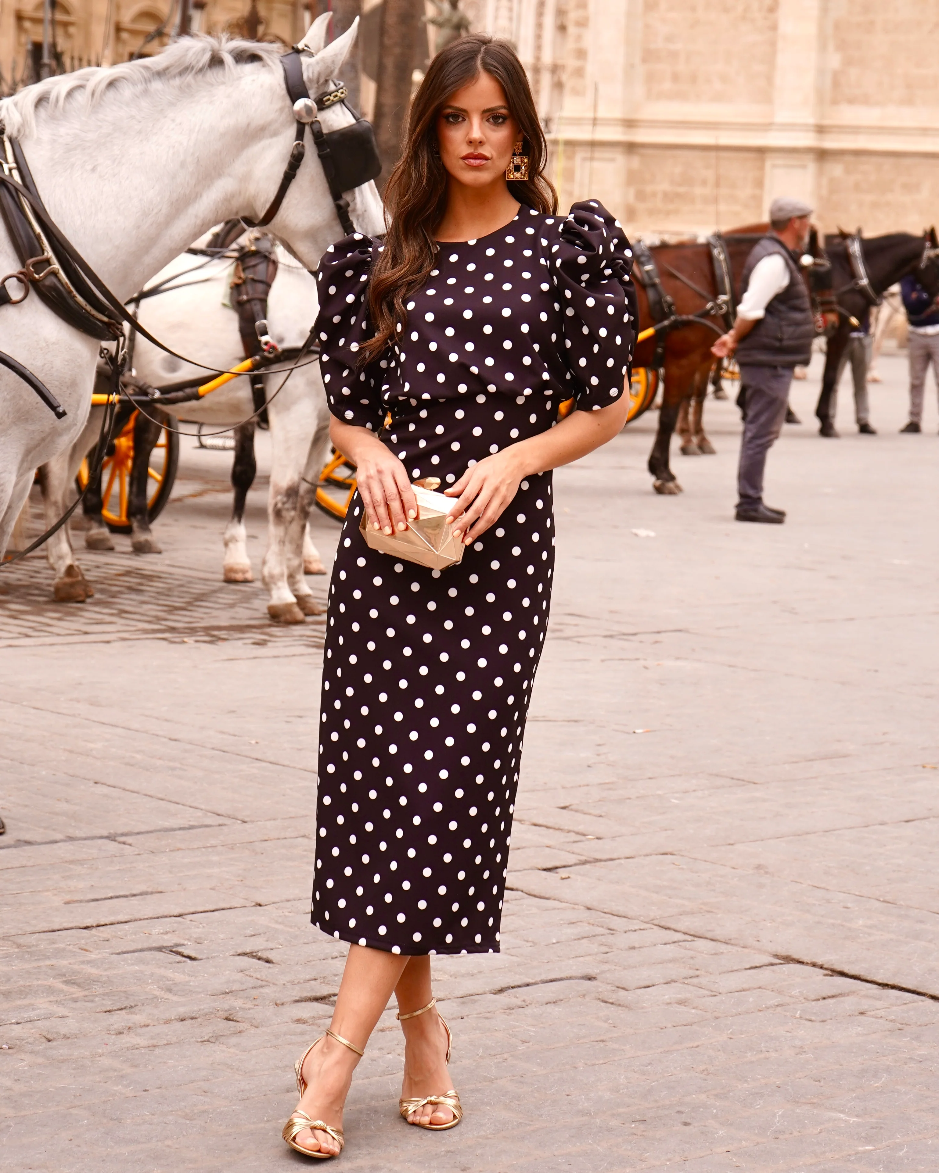 Vestido Juncal Negro - Image 3